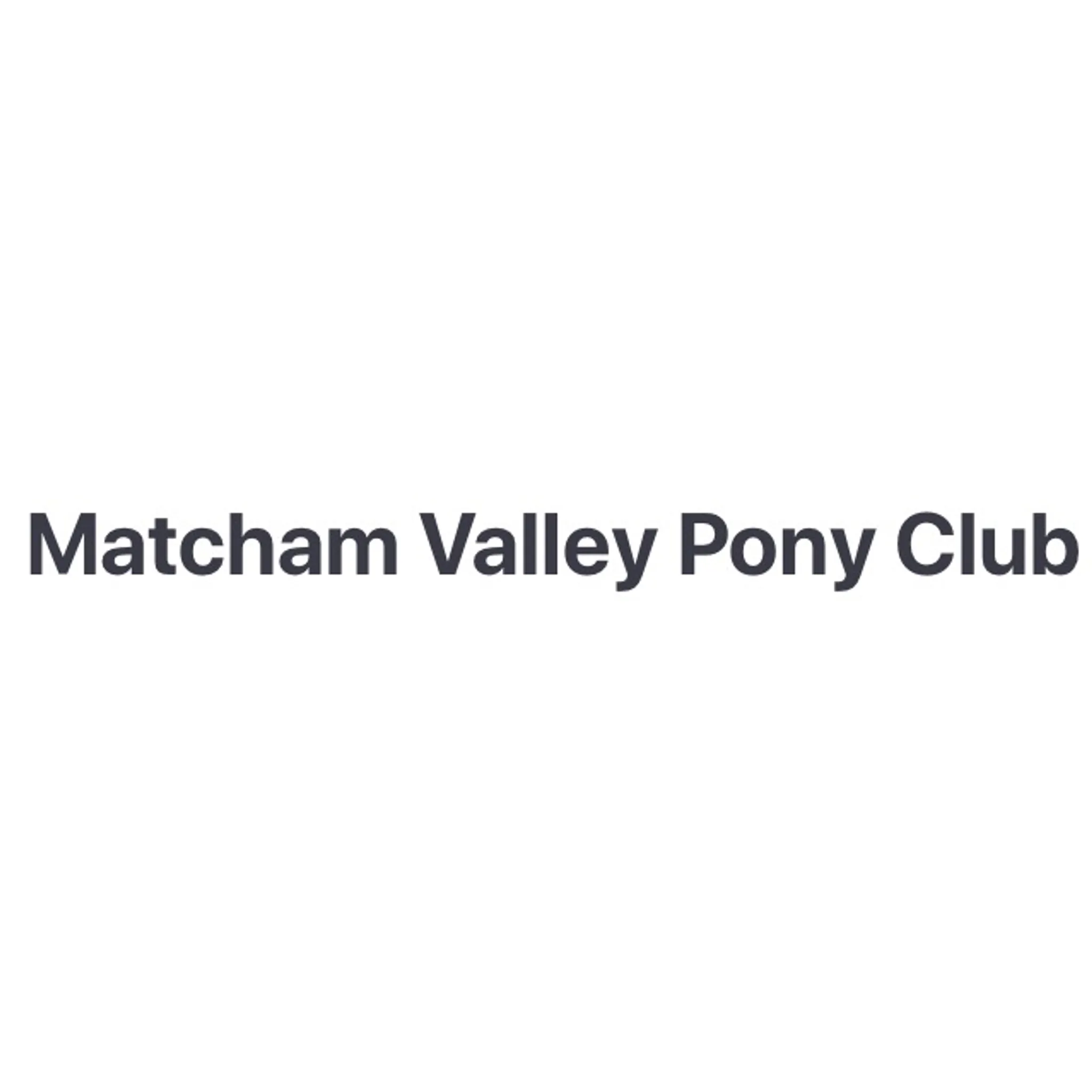 Matcham Valley Pony Club