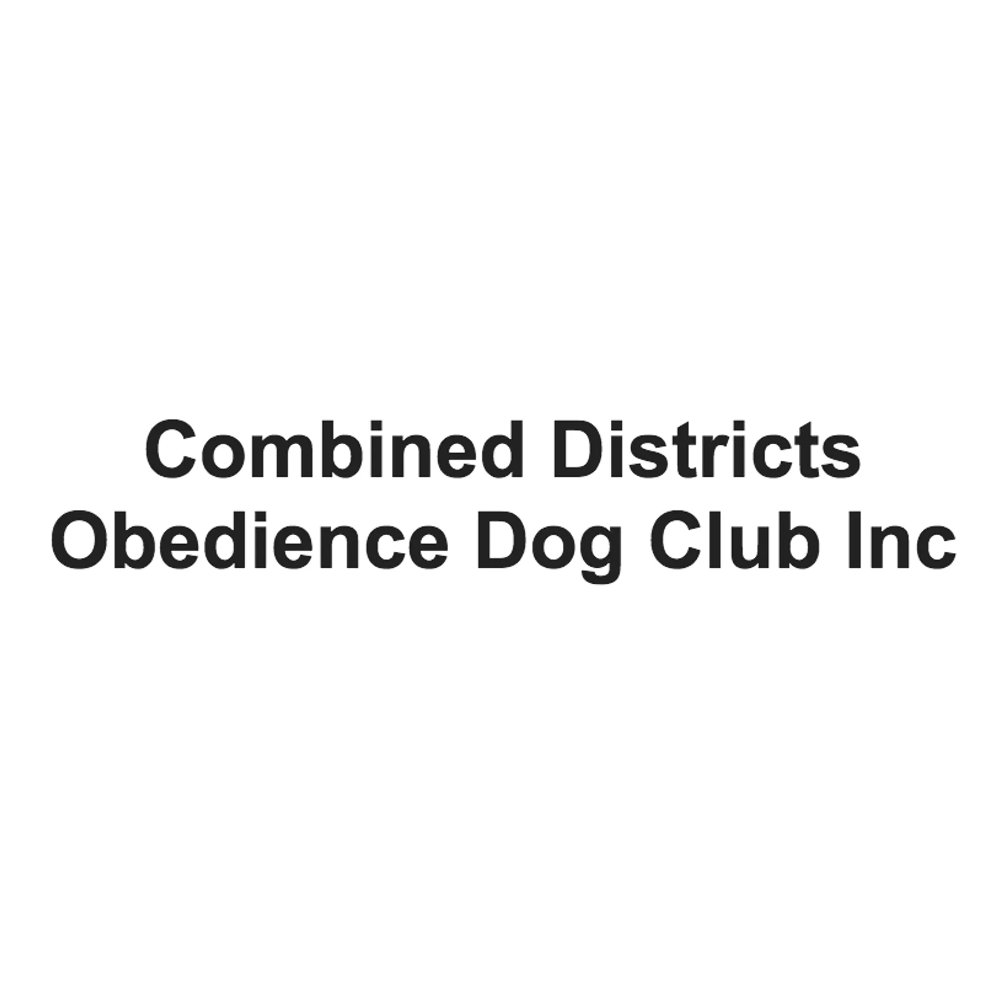 Combined Districts Obedience Dog Club Inc
