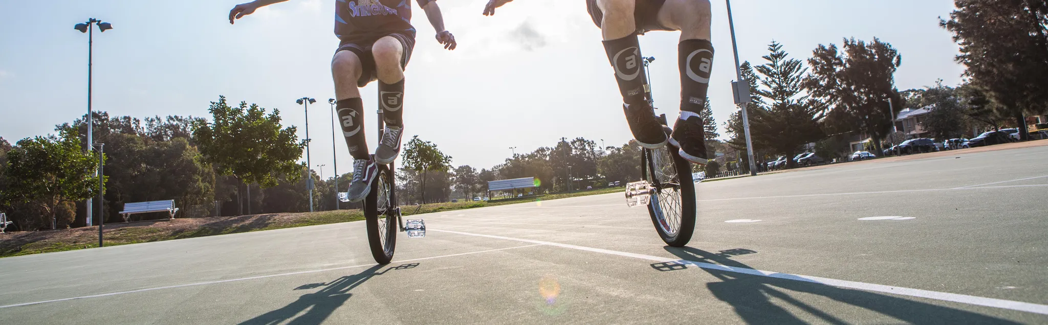 Unicycle banner