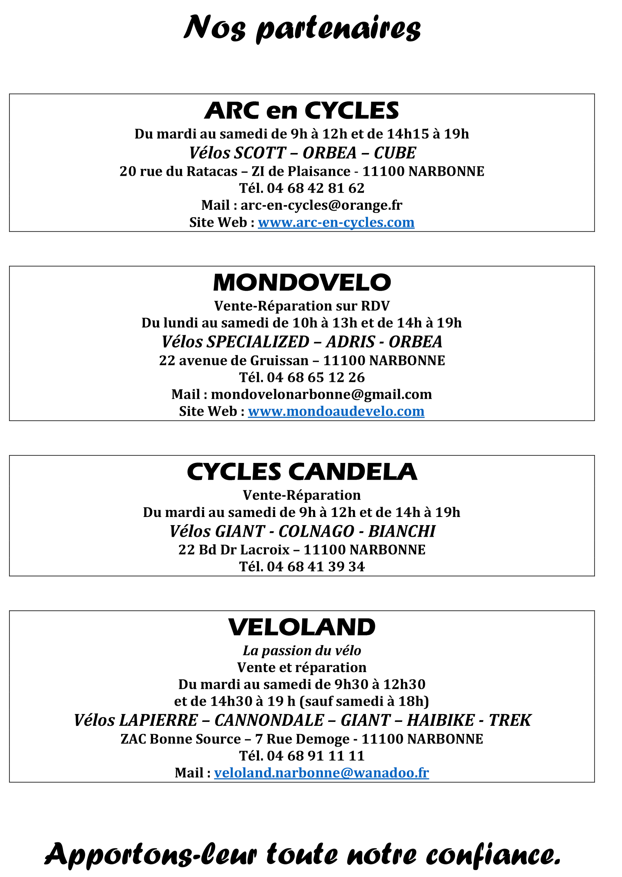 Randonneurs Narbonnais