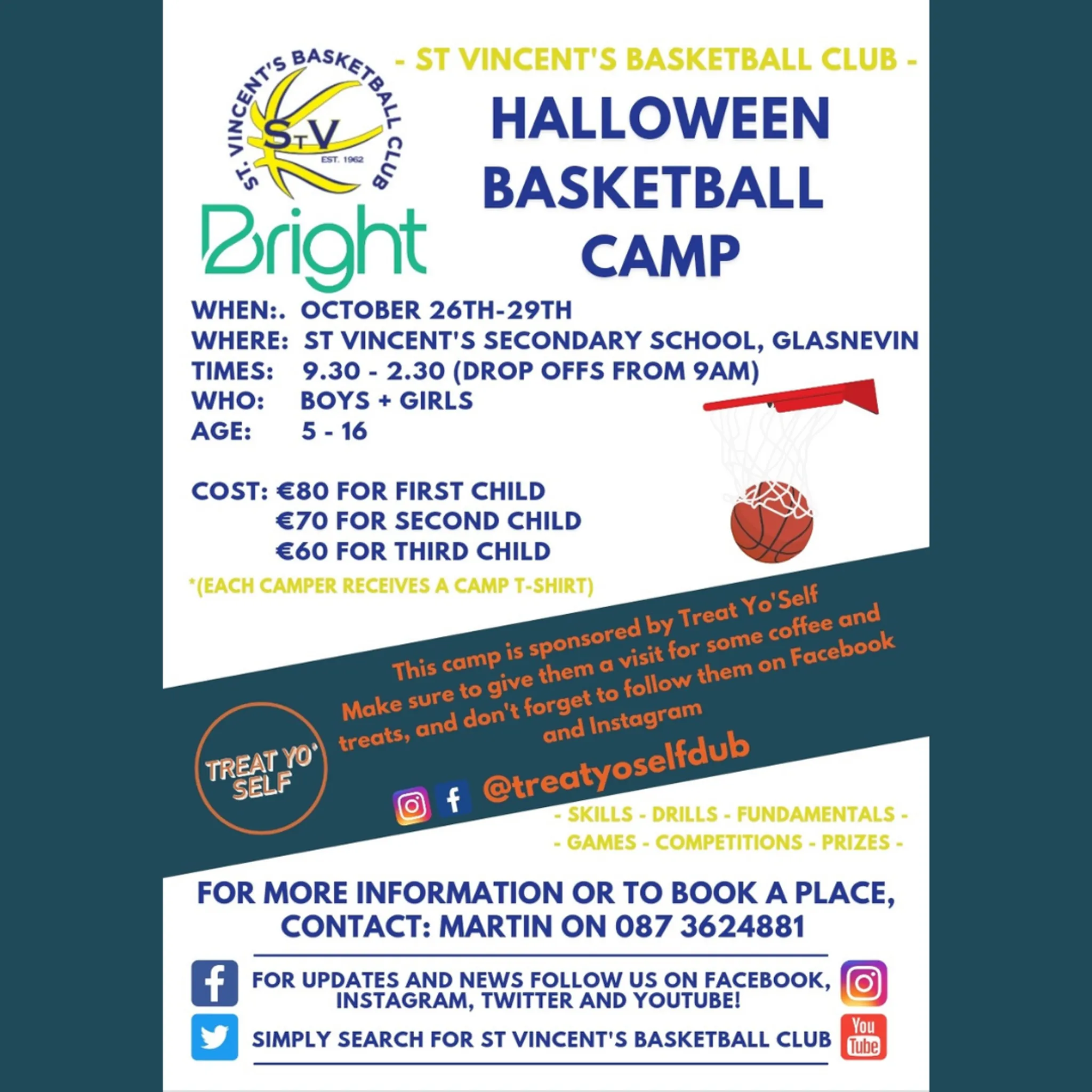 St Vincent's Basketball Christmas Camp