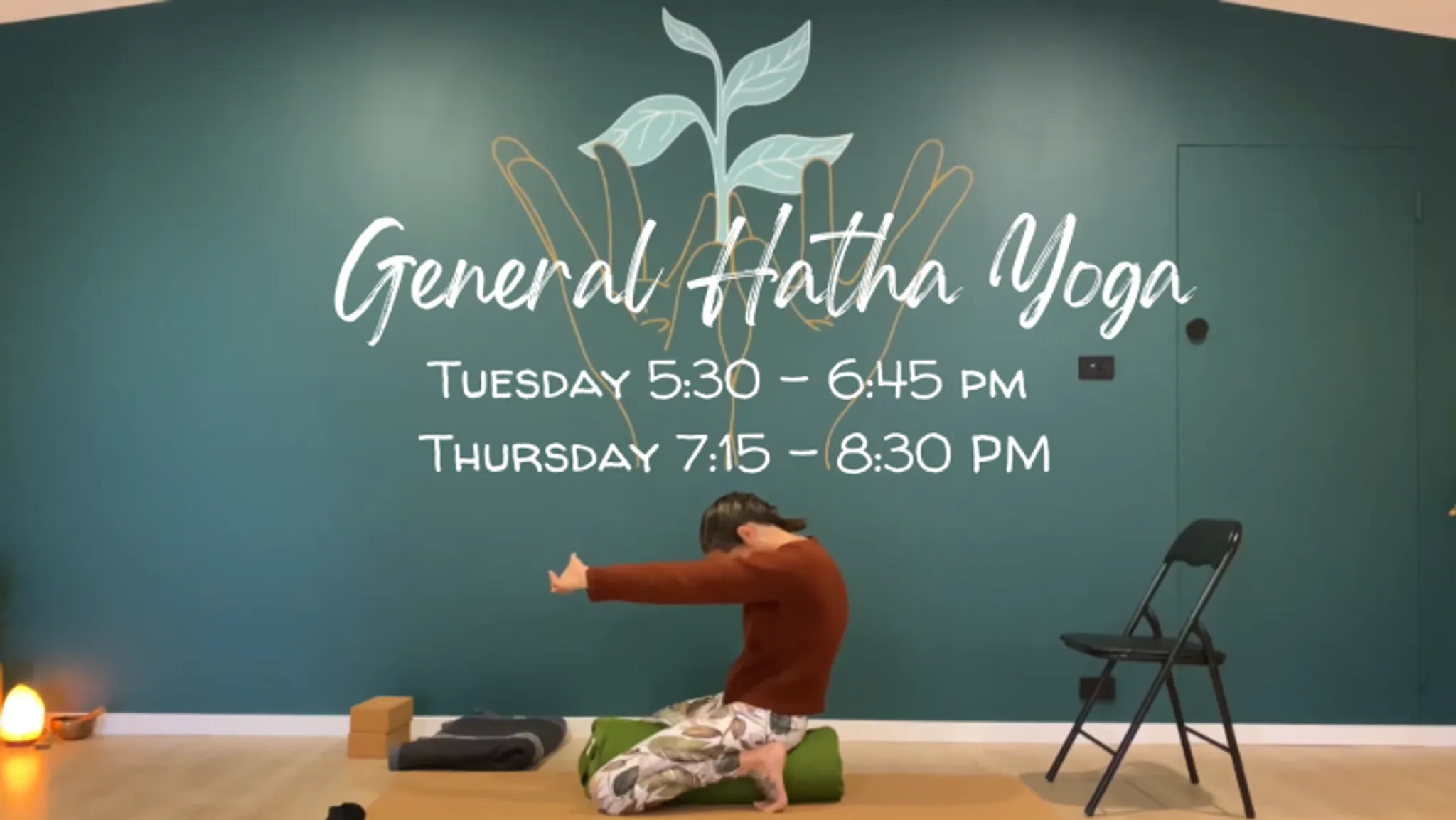 Yoga and Meditation in Young's purpose-built Yoga Studio