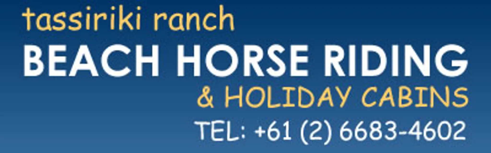 Tassiriki Ranch Beach Horse Riding & Holiday Cabins