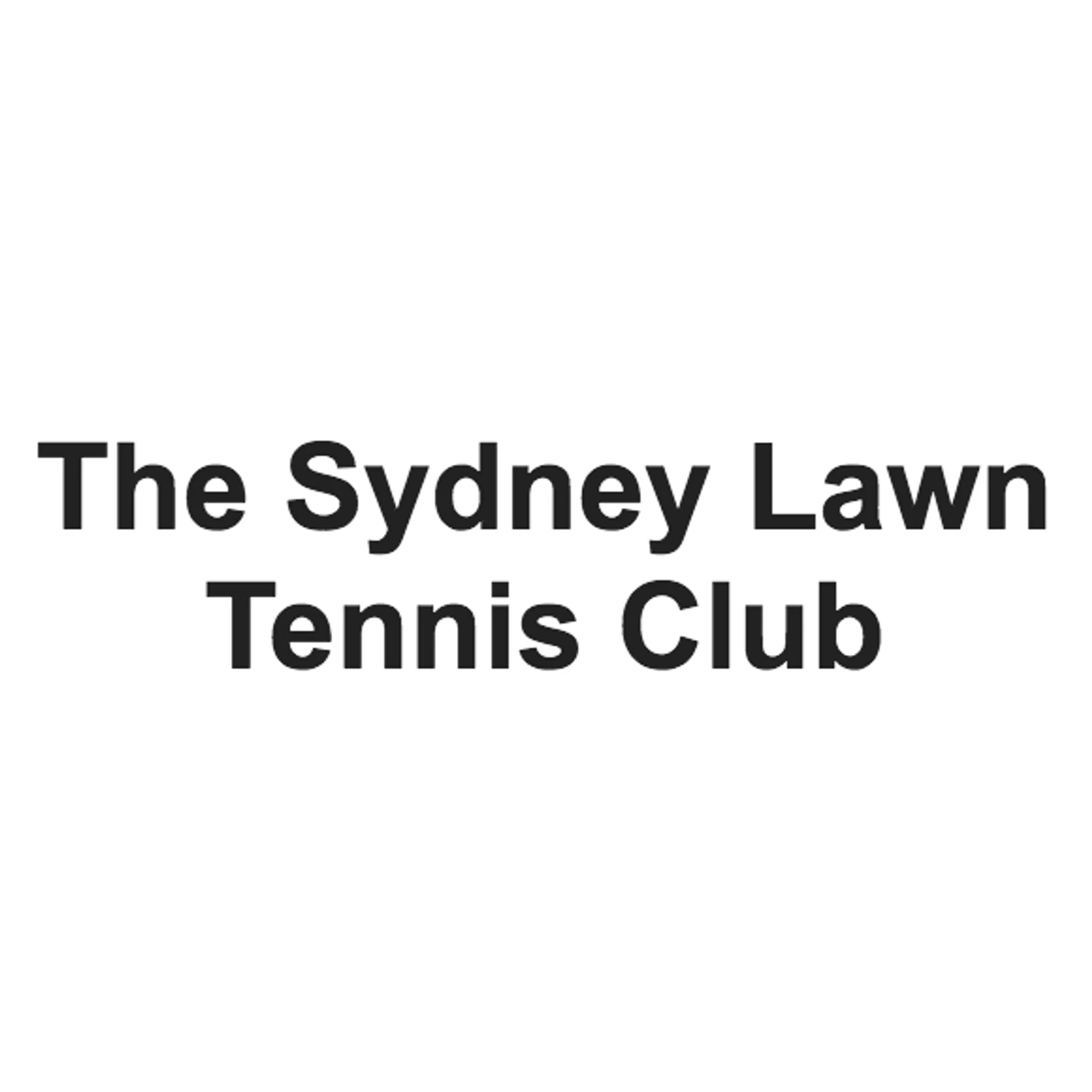 The Sydney Lawn Tennis Club