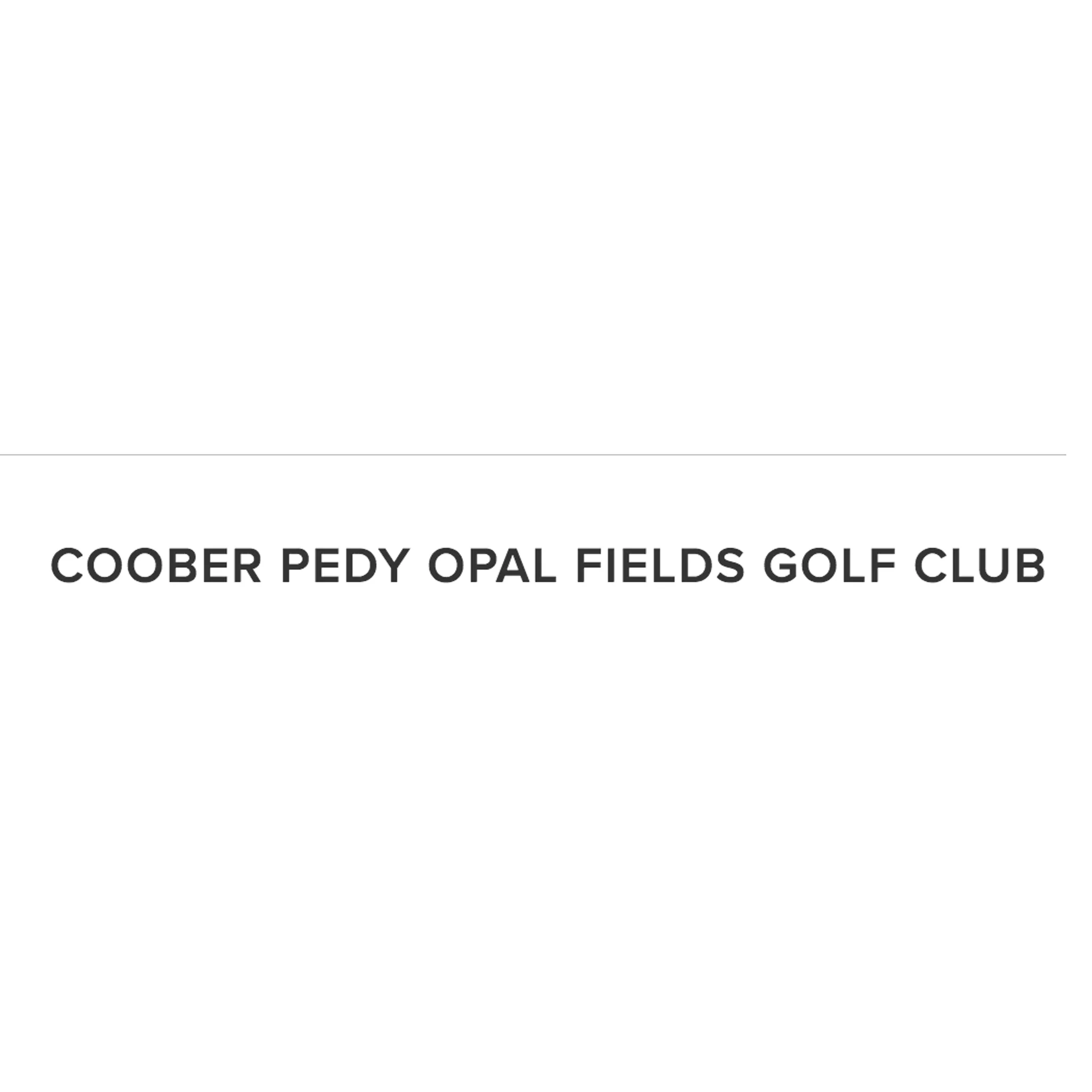 Coober Pedy Opal Fields Golf Club