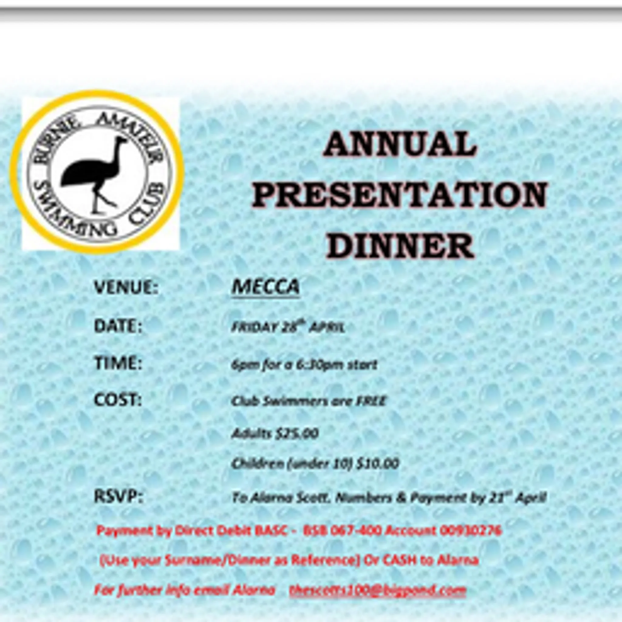 Burnie Swim Swimming