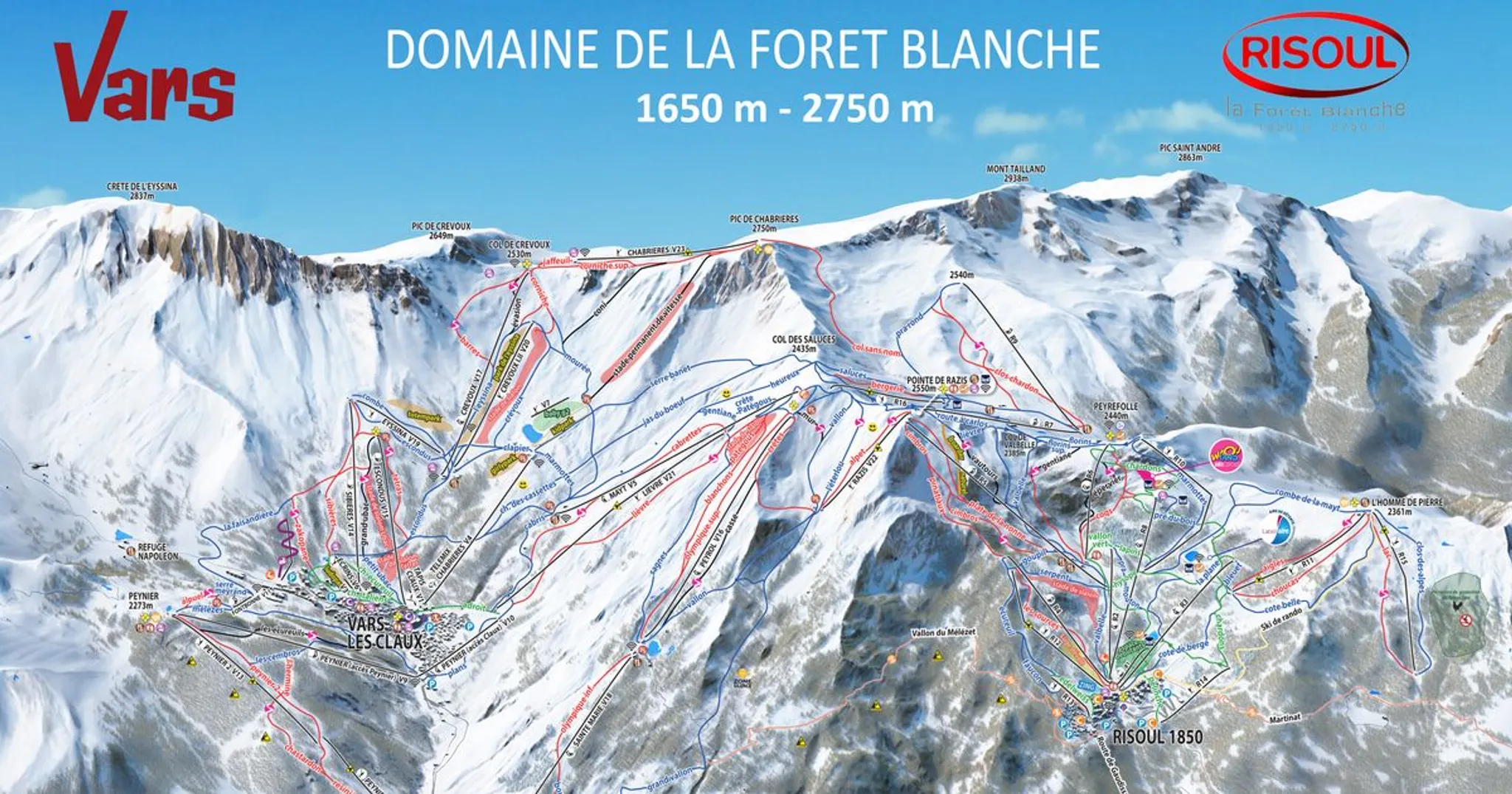 Cours de ski pour enfants débutants à Vars