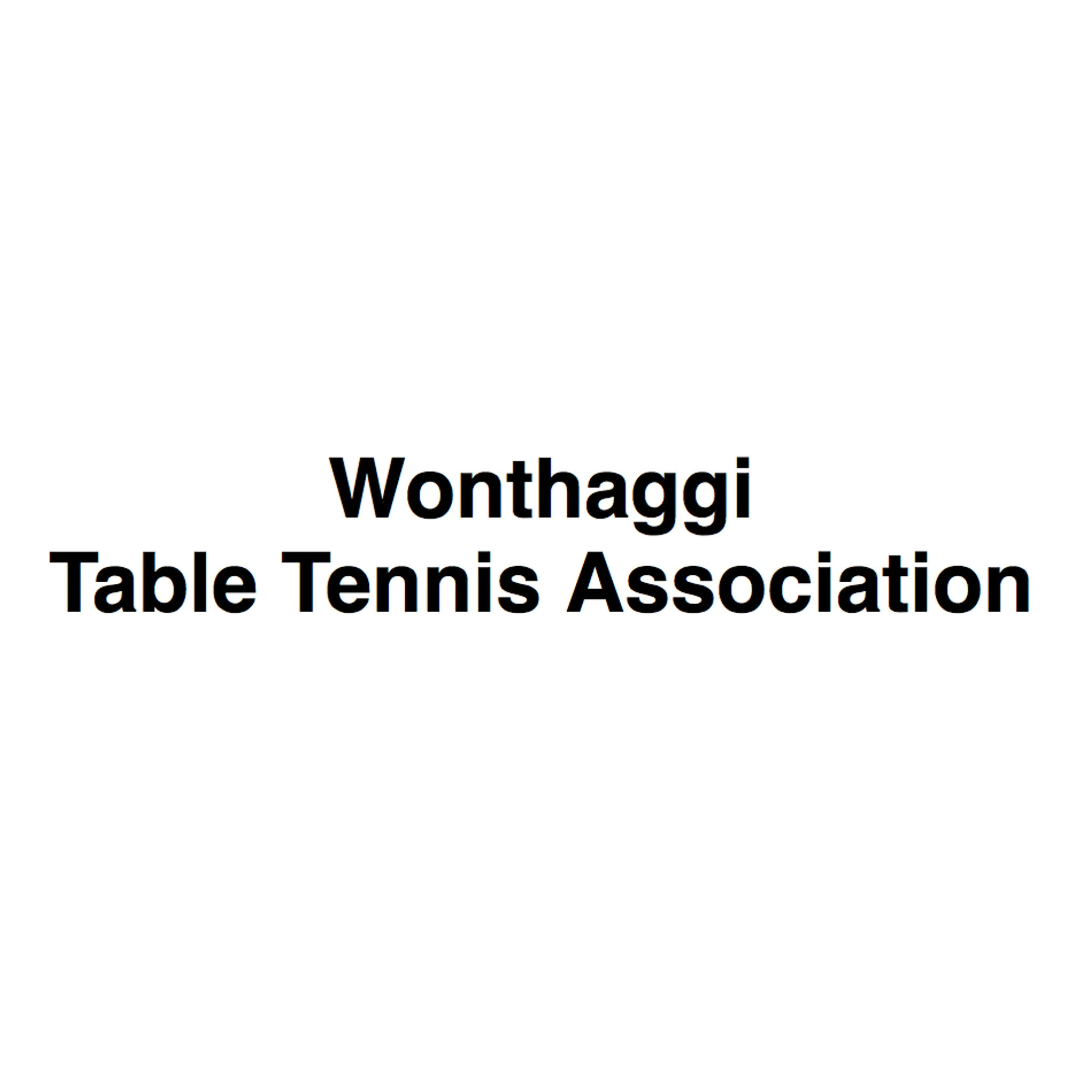 Wonthaggi Table Tennis Association