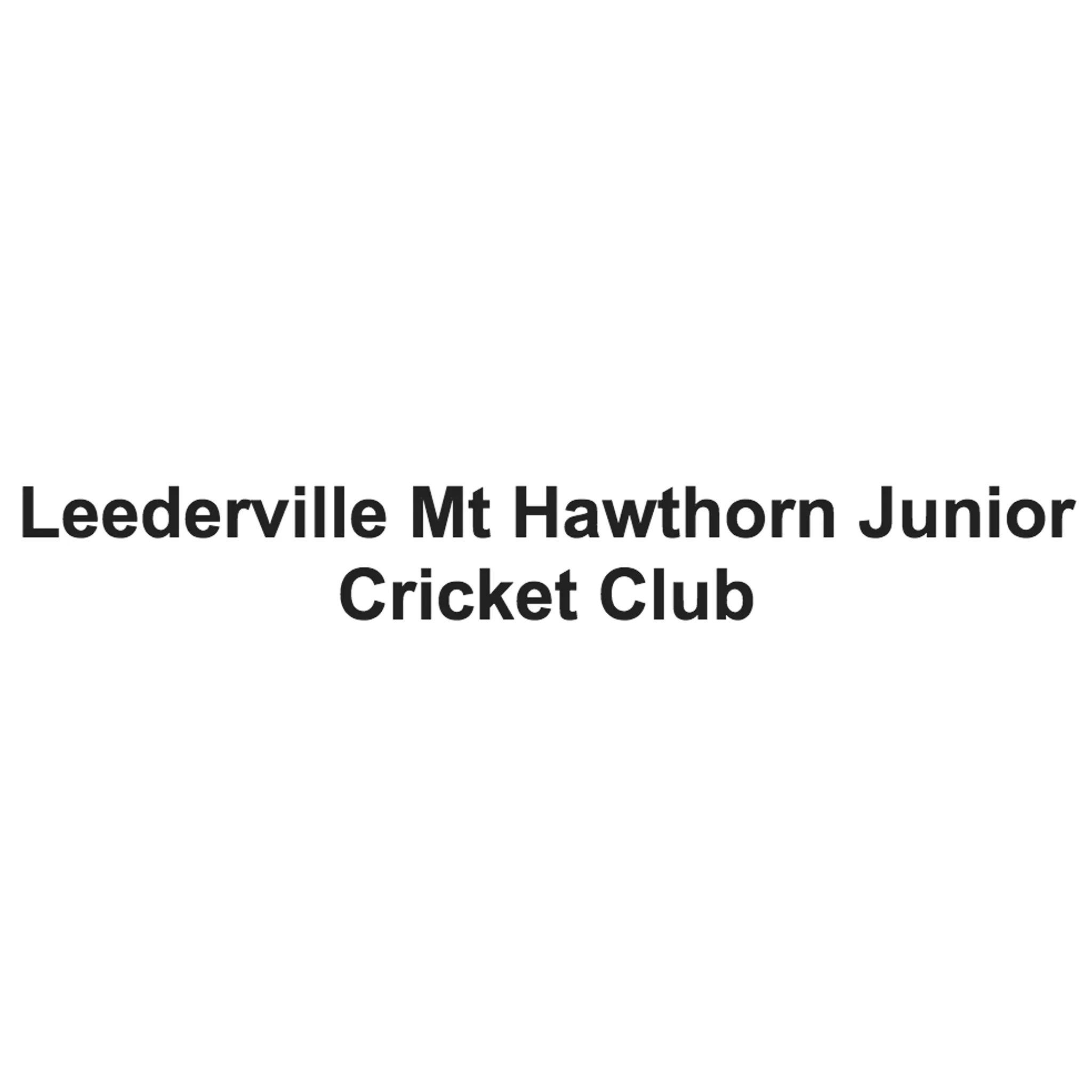Leederville Mt Hawthorn Junior Cricket Club