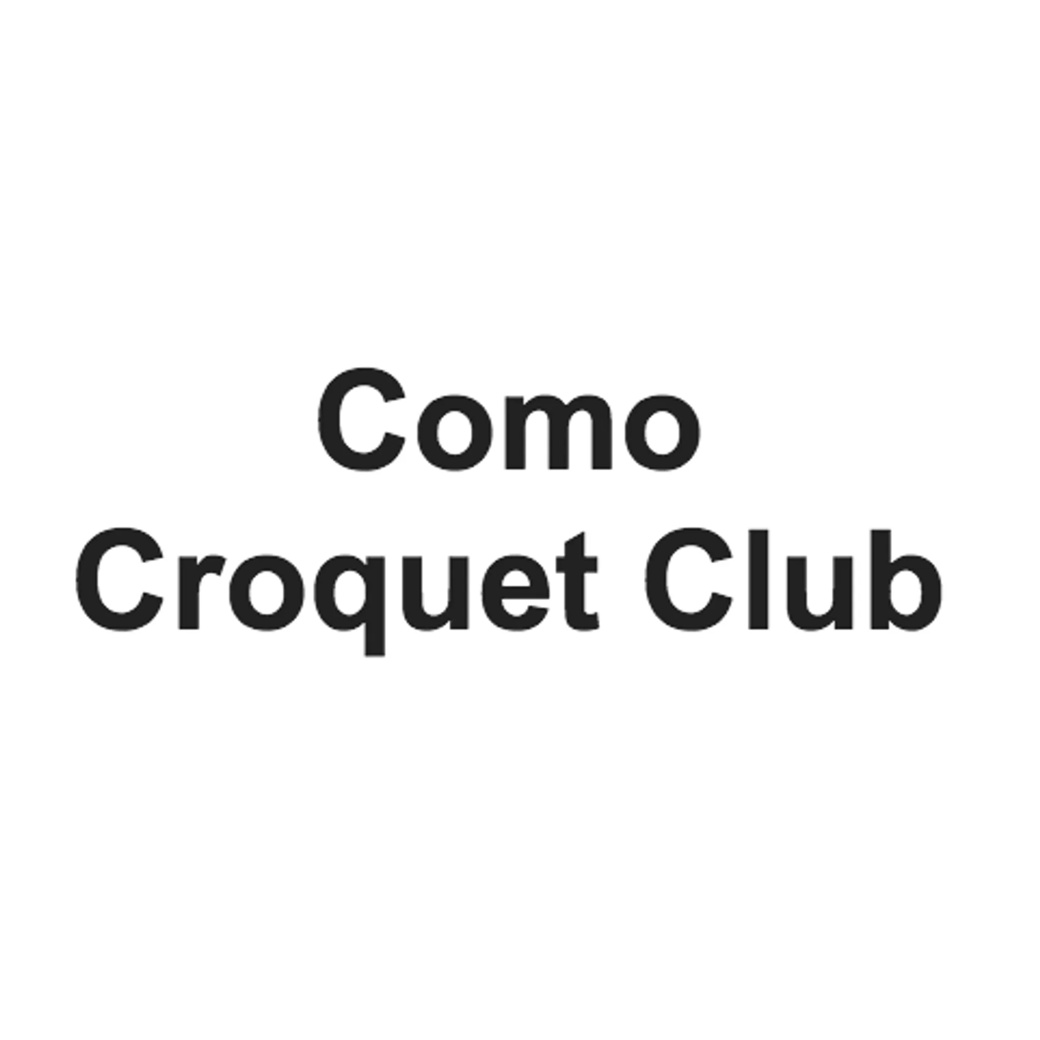 Como Croquet Club