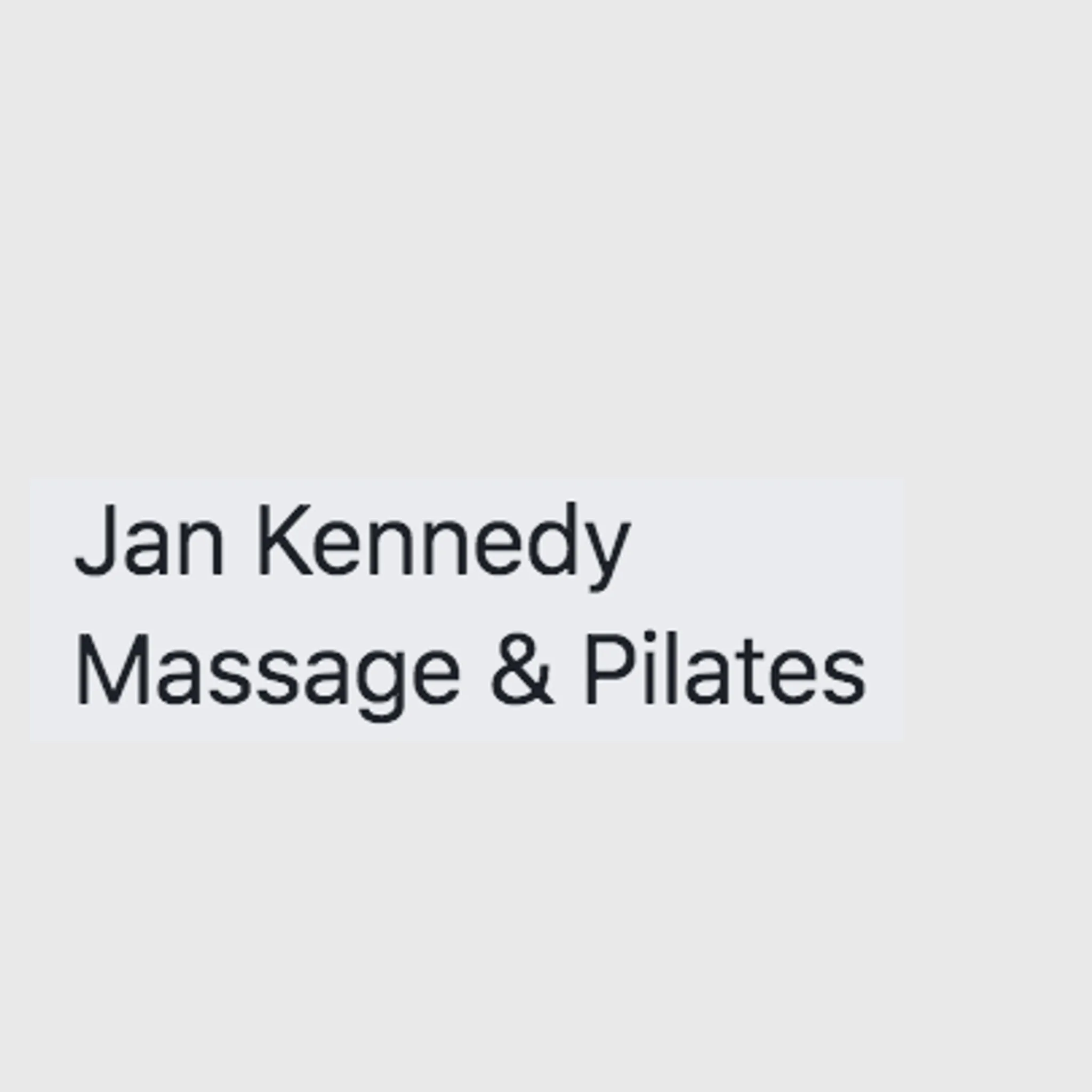 Jan Kennedy Massage and Pilates