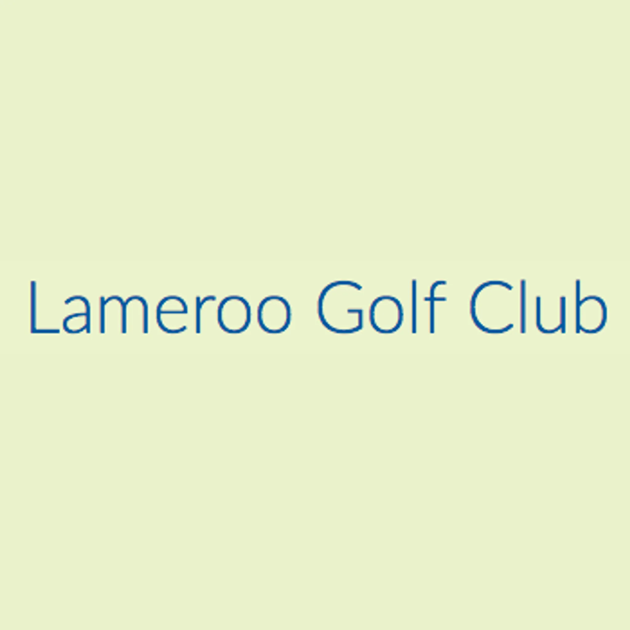 Lameroo Golf Club