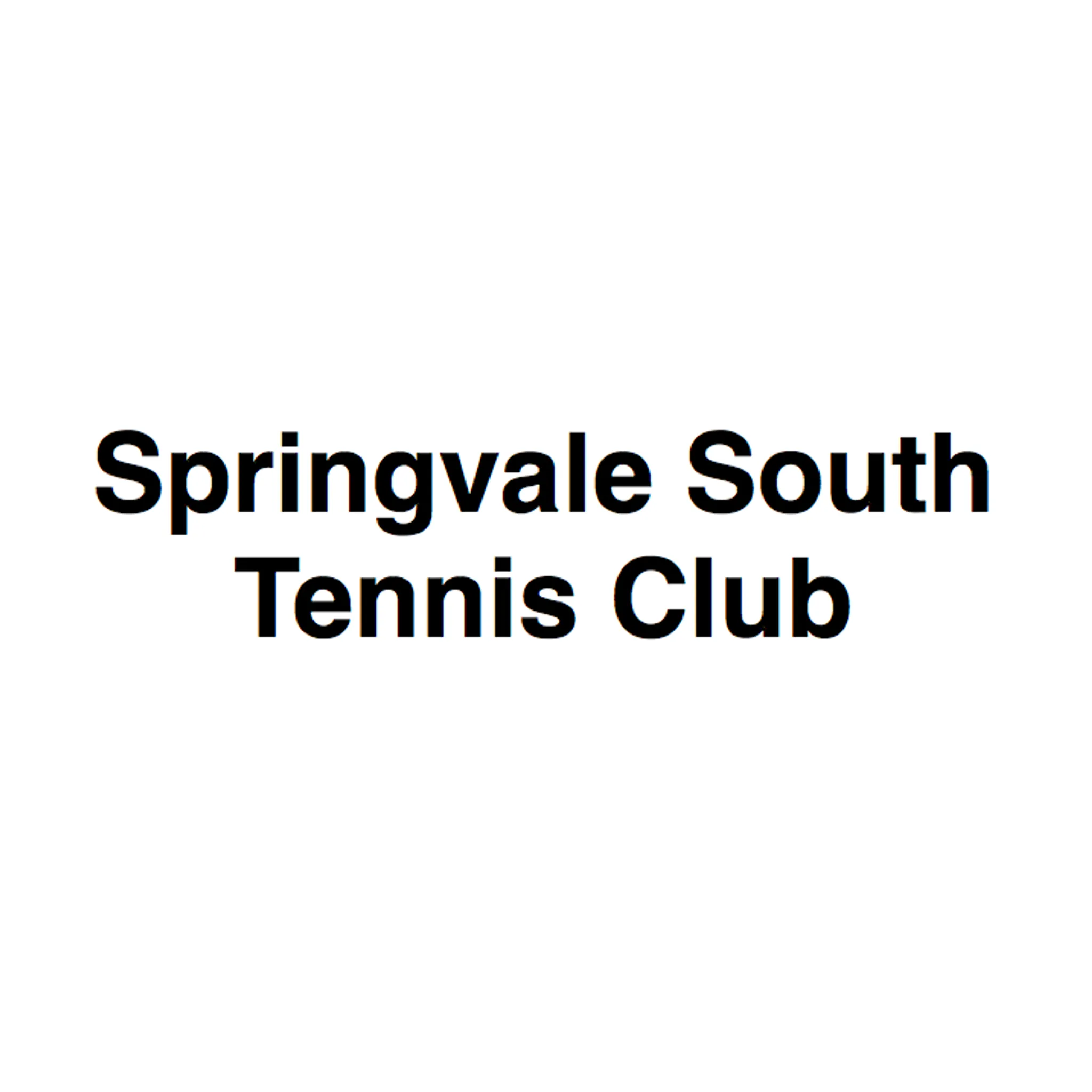 Springvale South Tennis Club