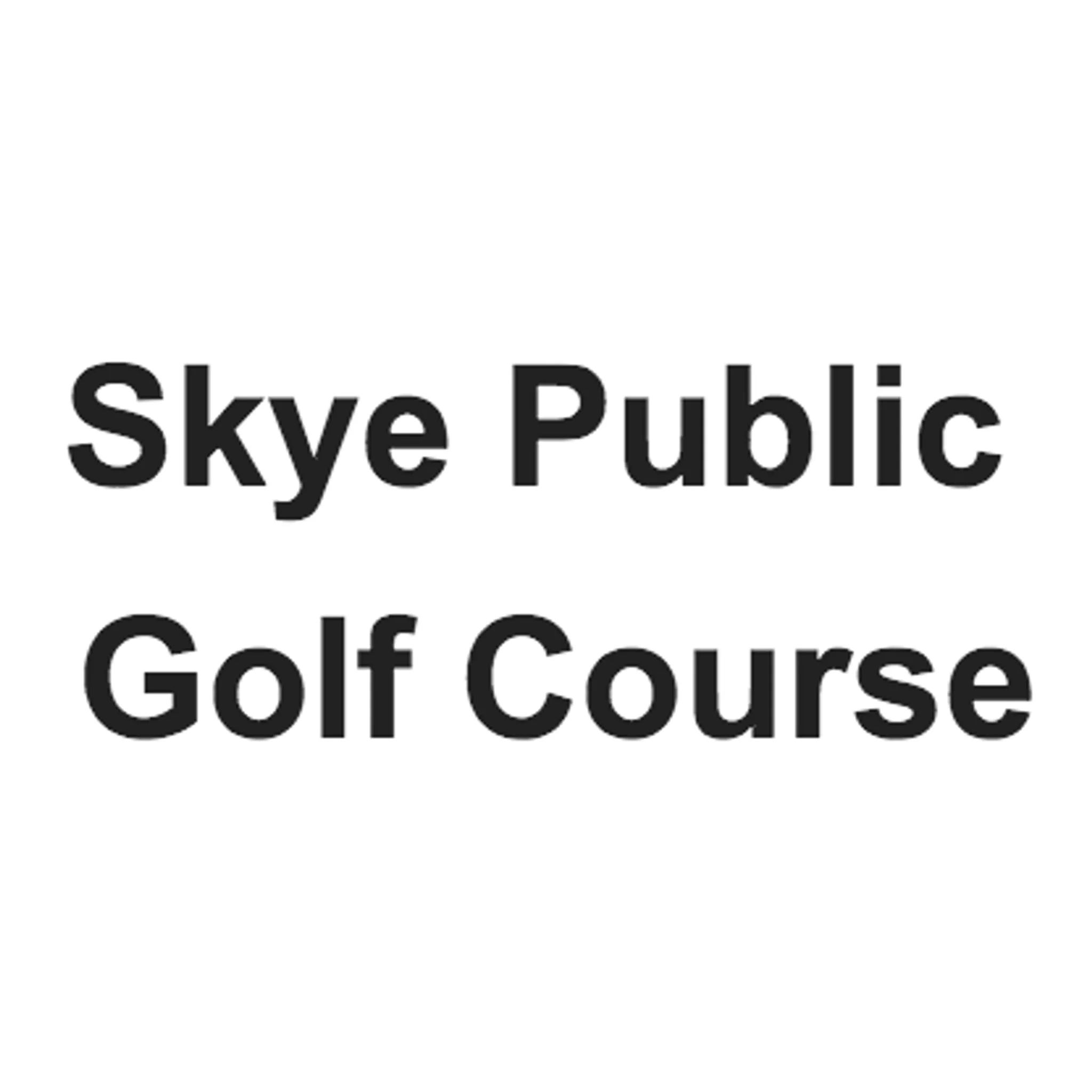 Skye Public Golf Course