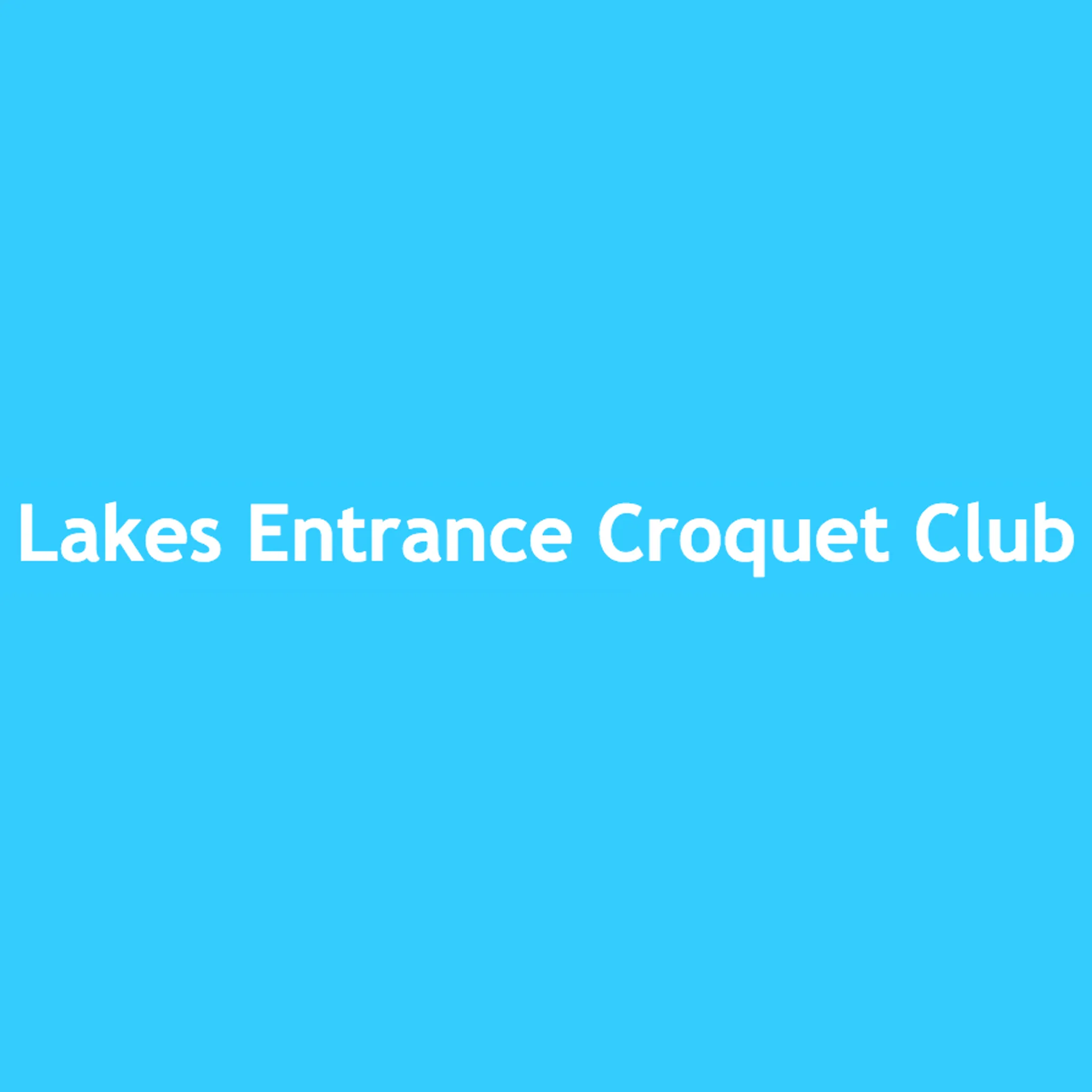 Lakes Entrance Croquet Club