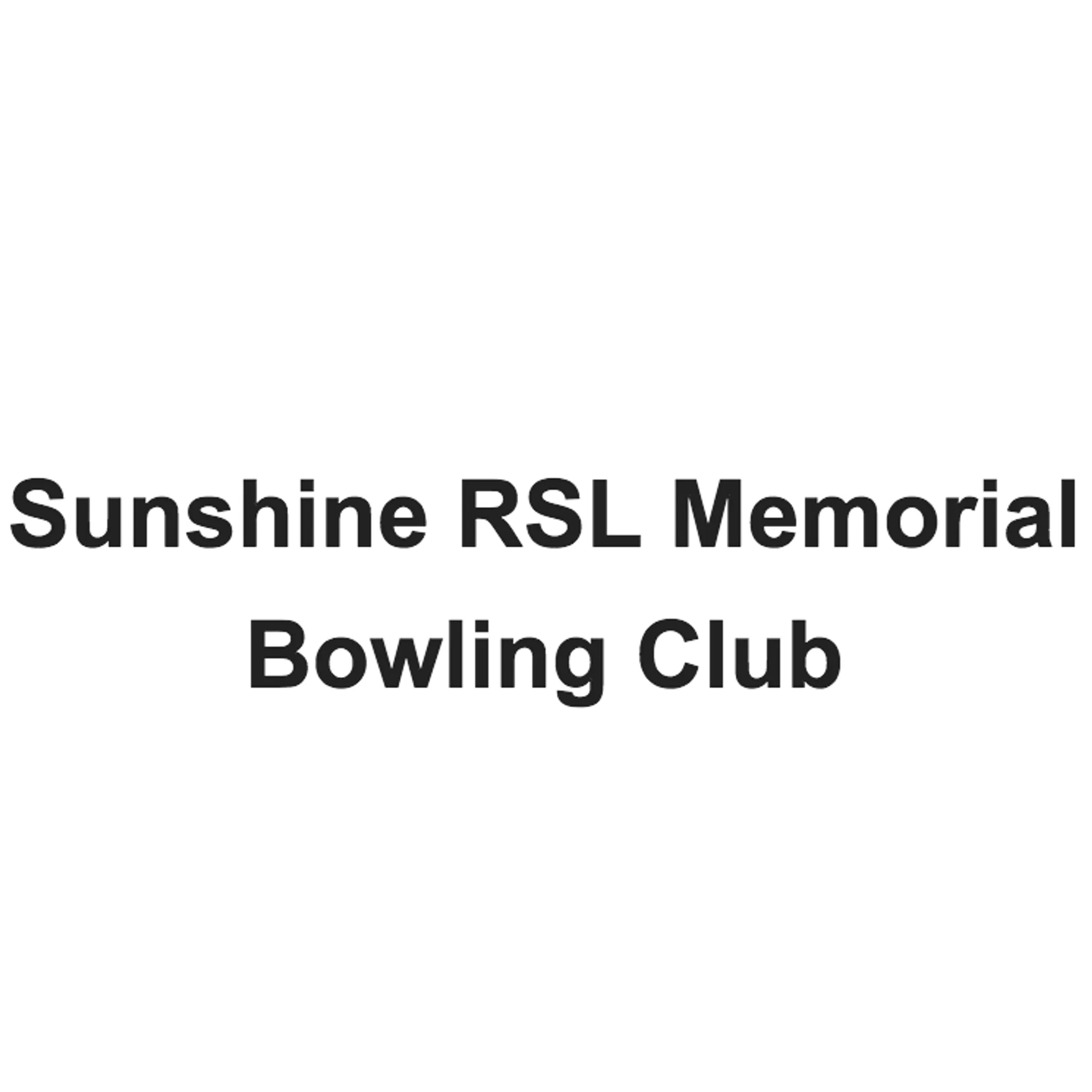 Sunshine RSL Memorial Bowling Club
