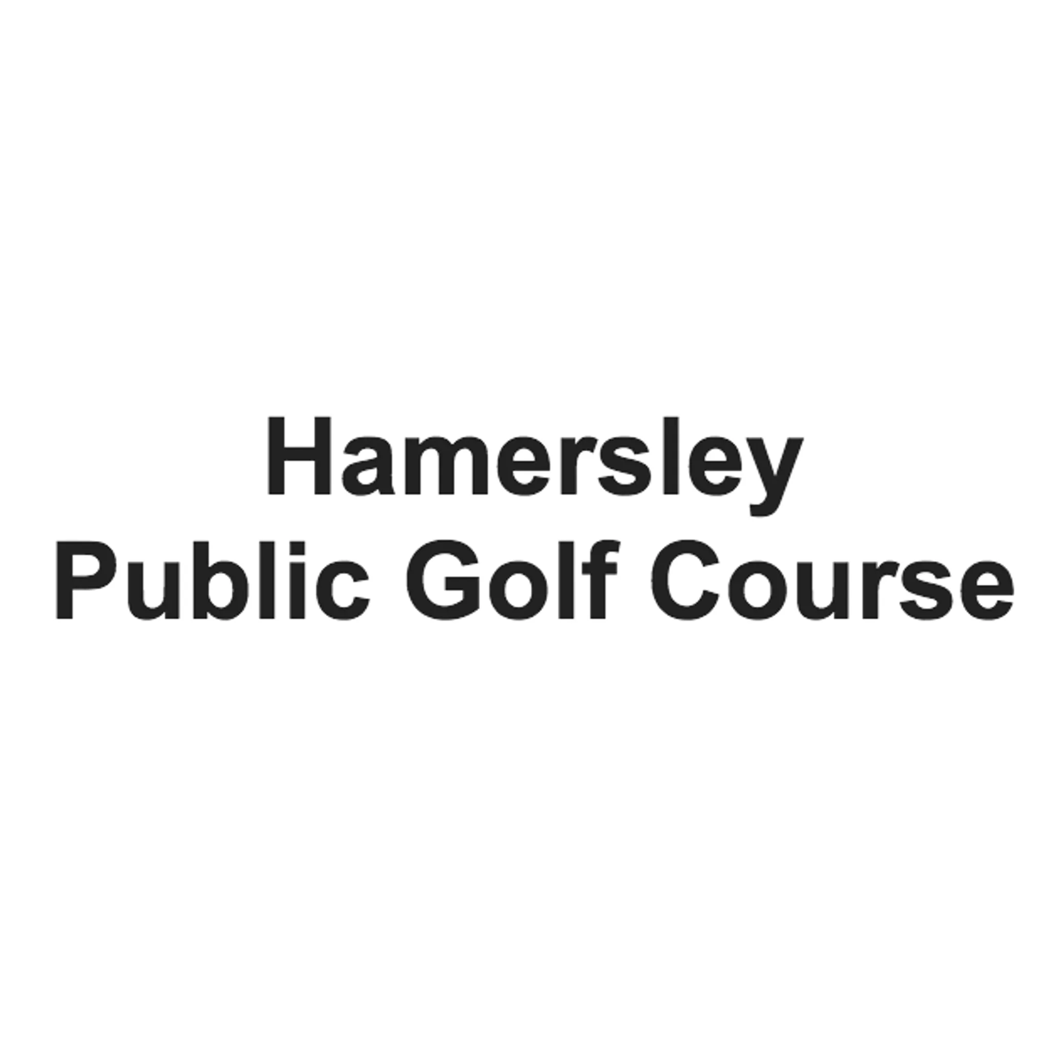 Hamersley Public Golf Course