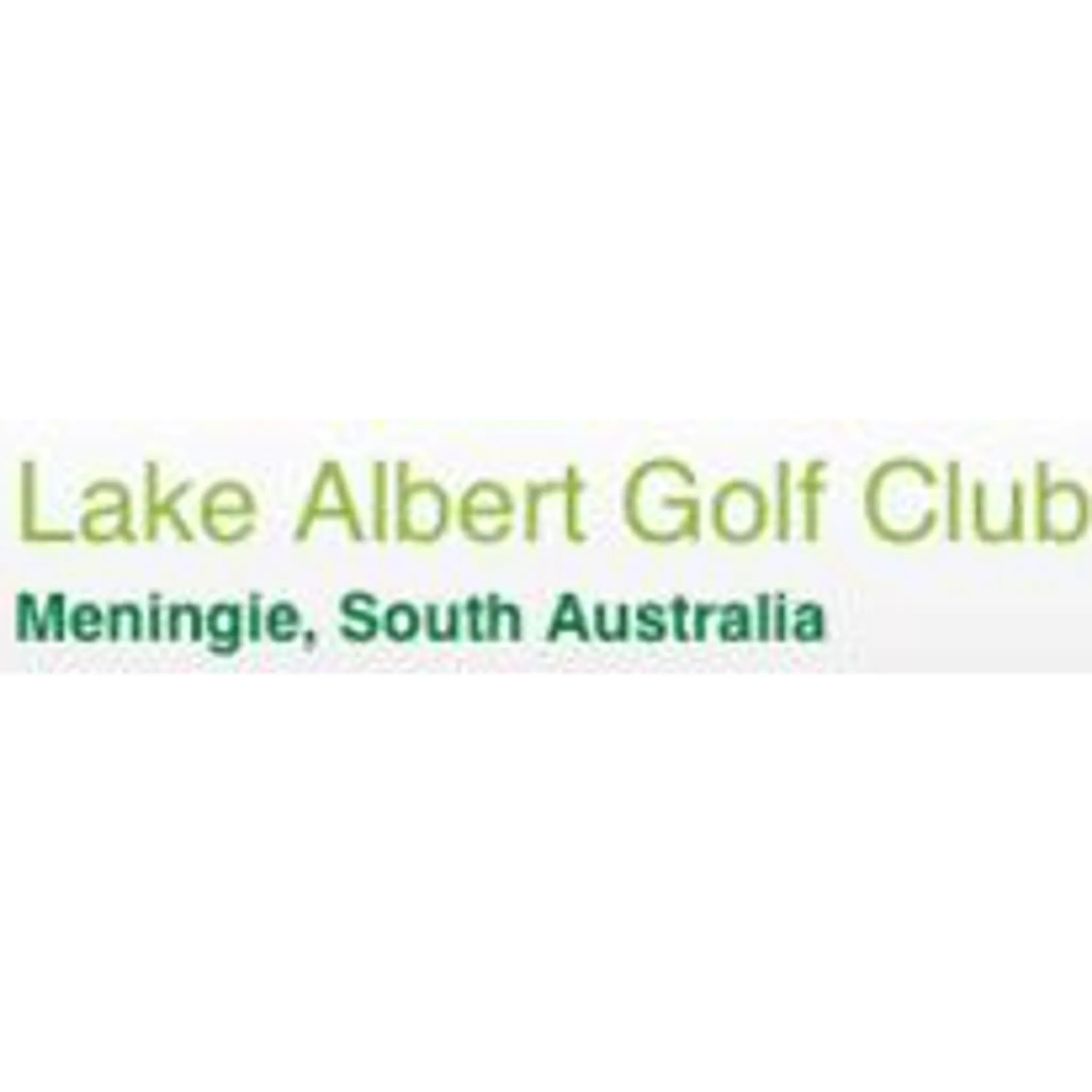 Lake Albert Golf Club