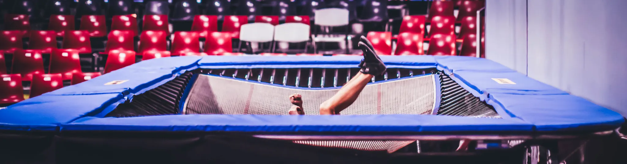 Trampolining banner