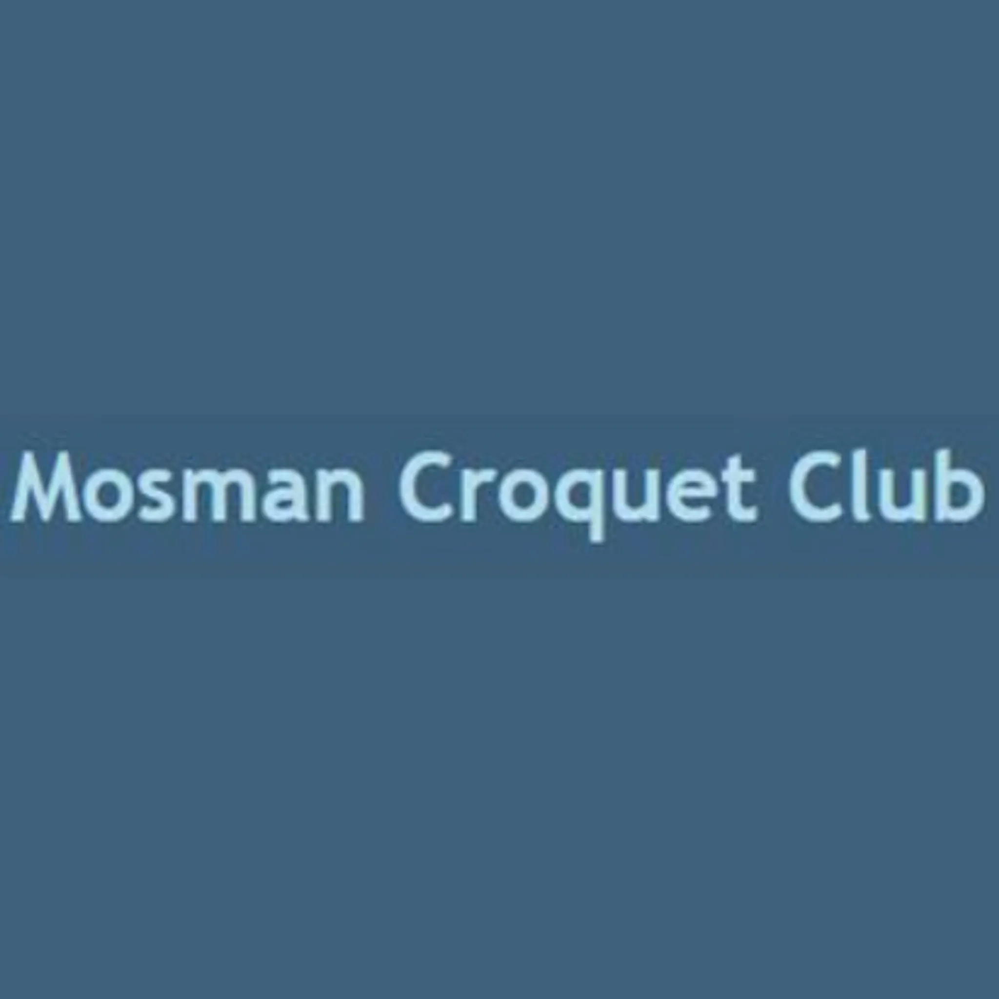 Mosman Croquet Club - Advanced