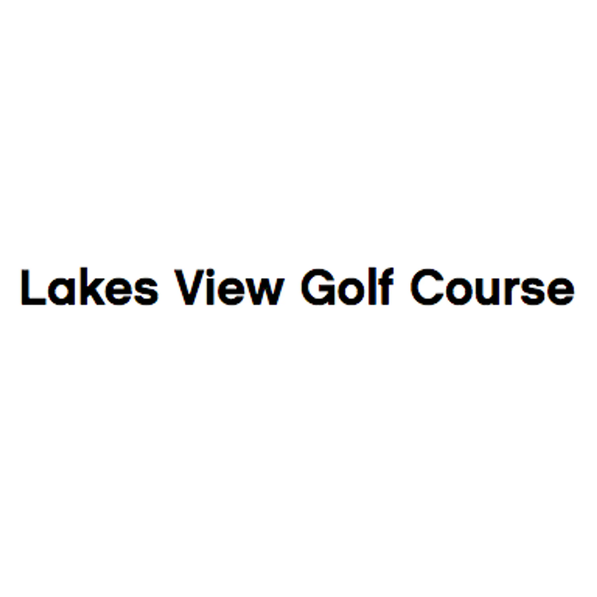Lakes View Golf Course