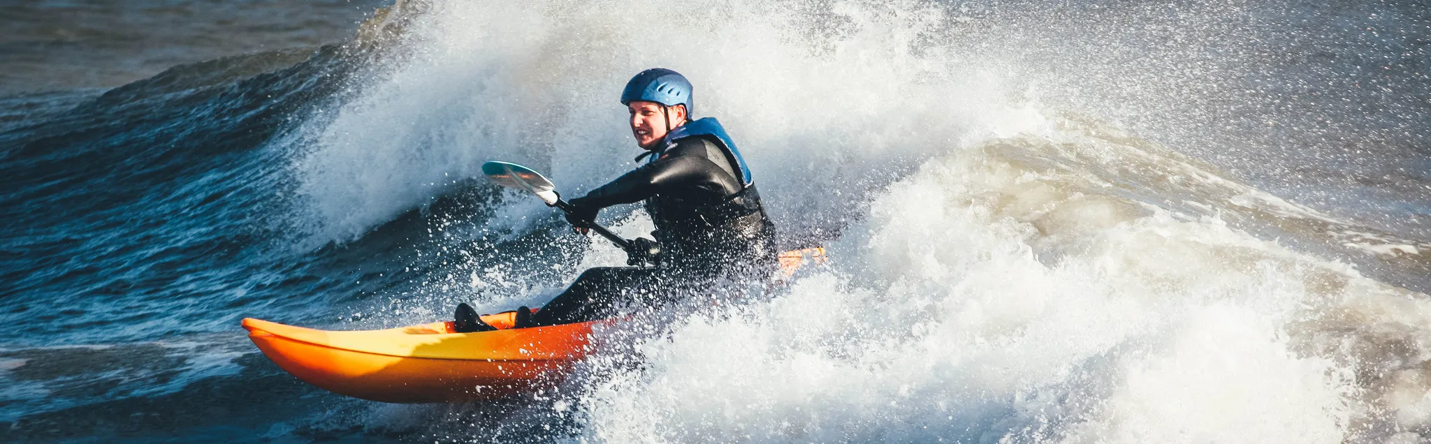 Surf Kayaking banner