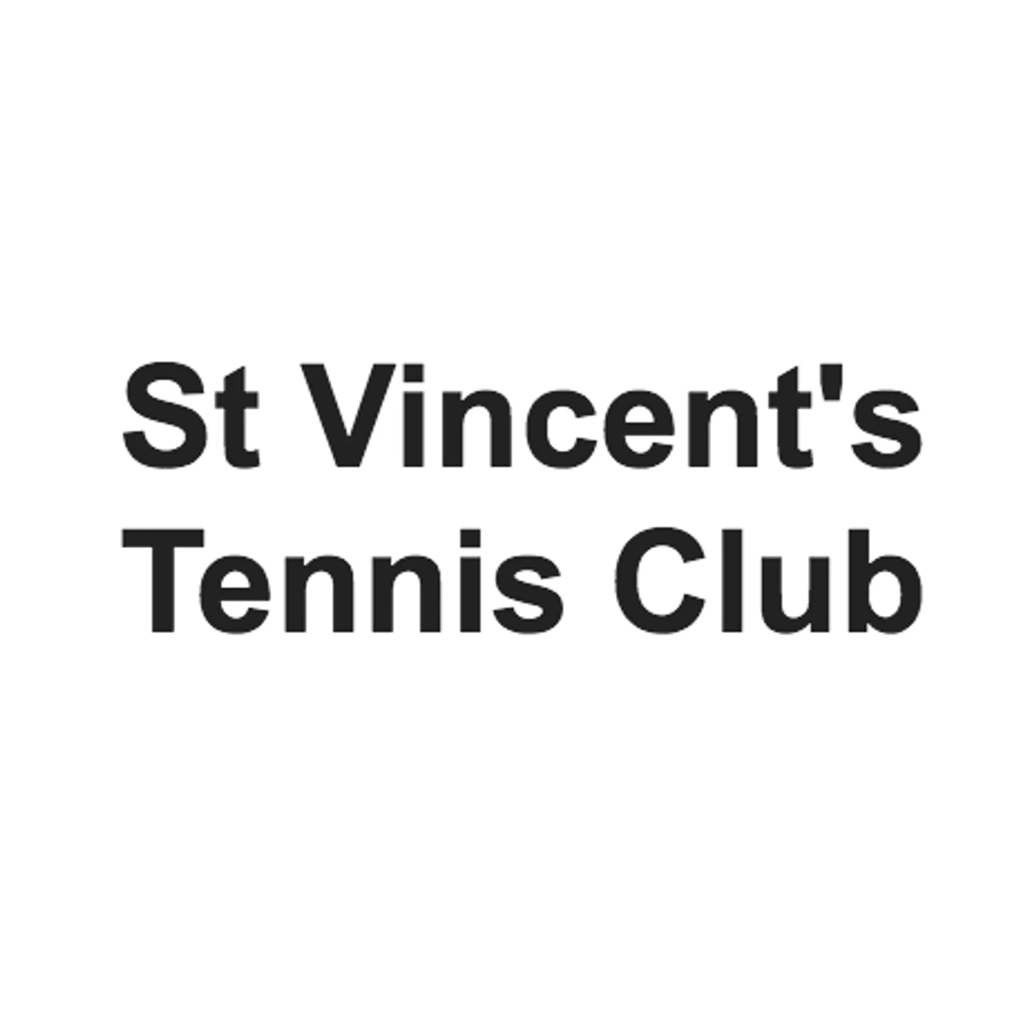 St Vincent's Tennis Club
