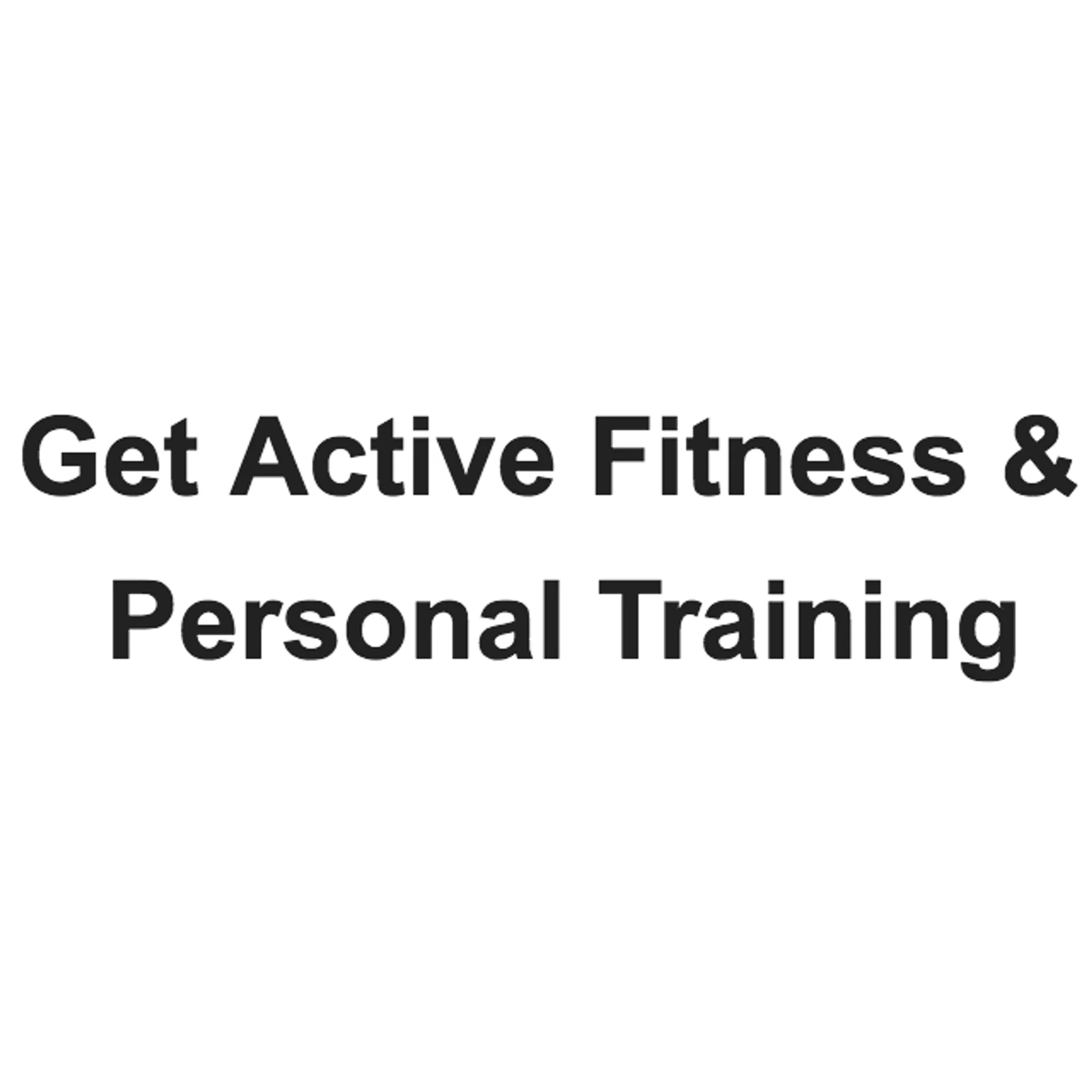 Get Active Fitness & Personal Training