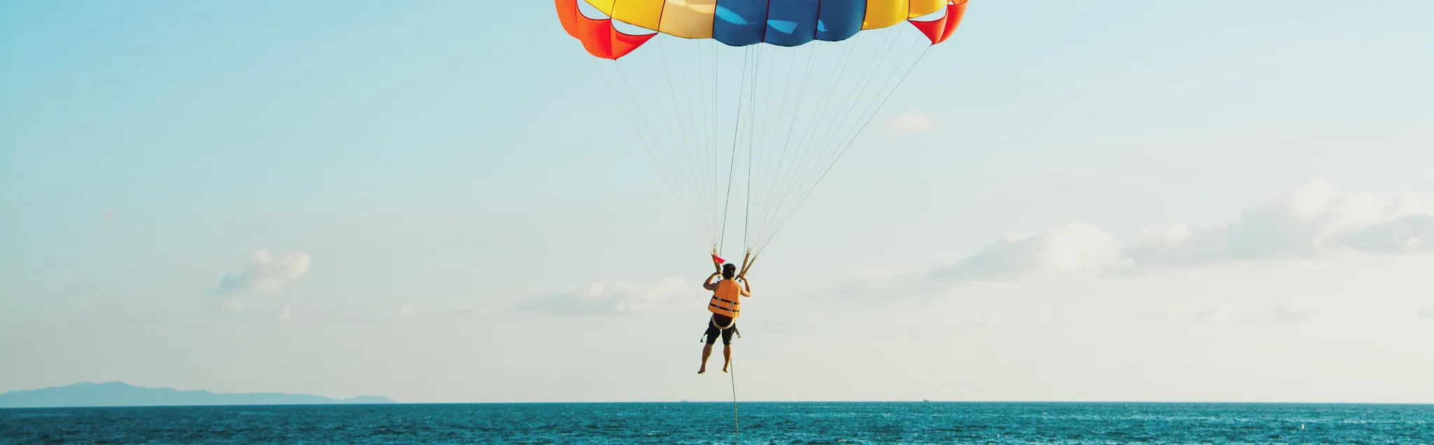 Parasailing banner