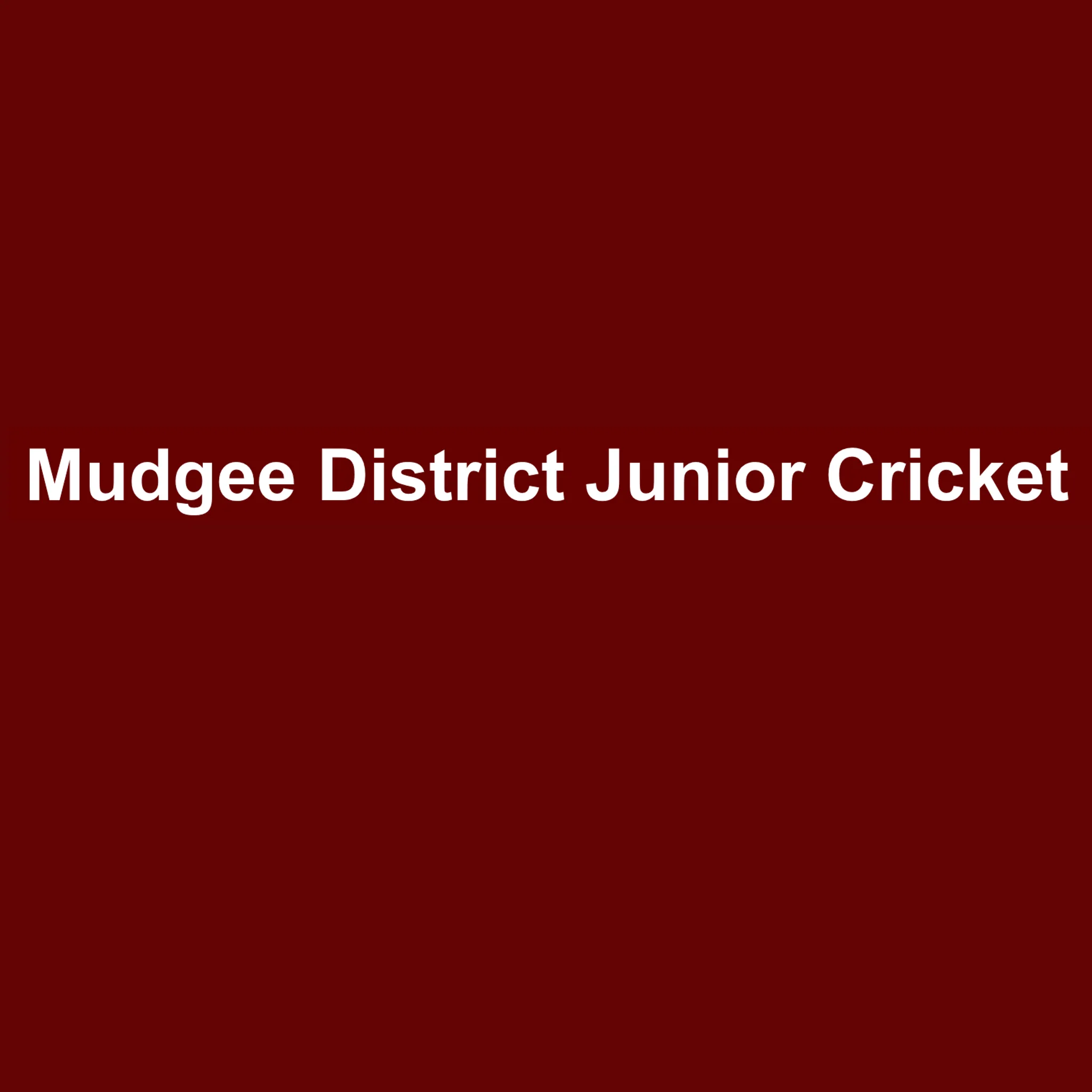 Mudgee District Junior Cricket Association