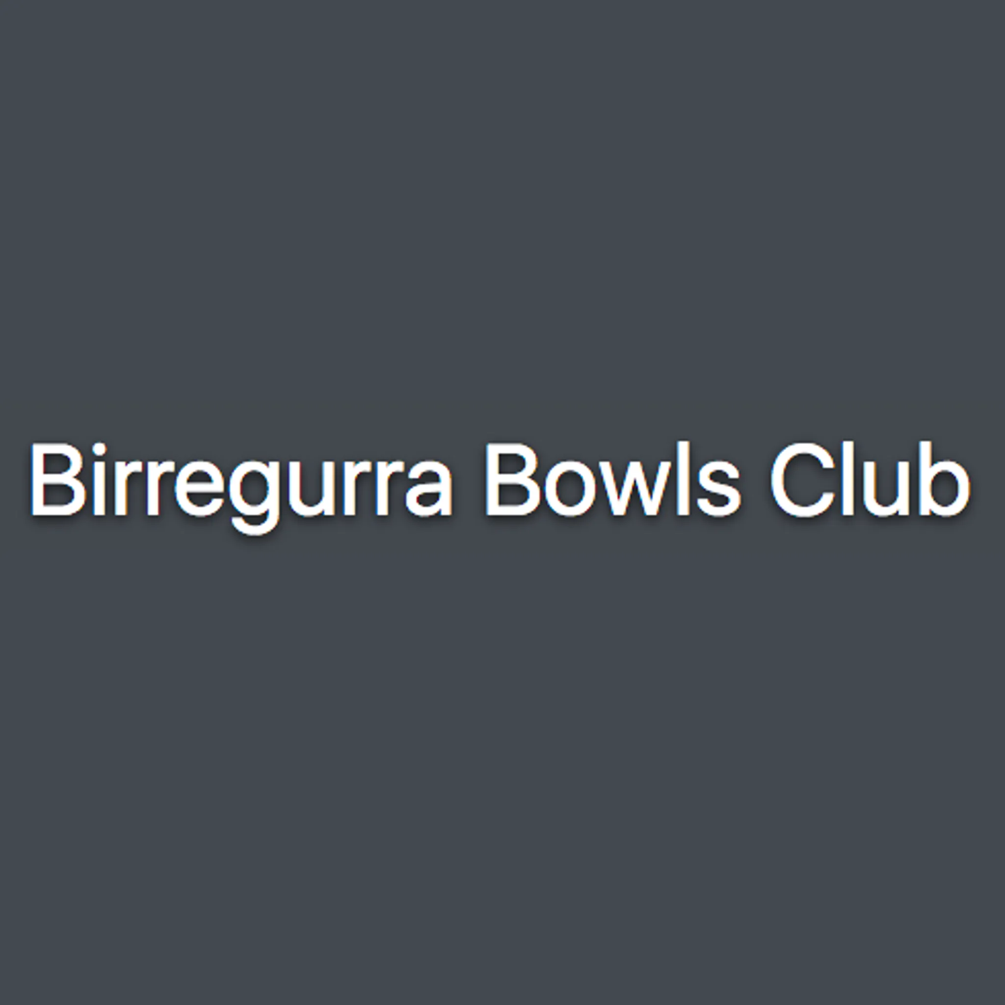 Birregurra Bowls Club