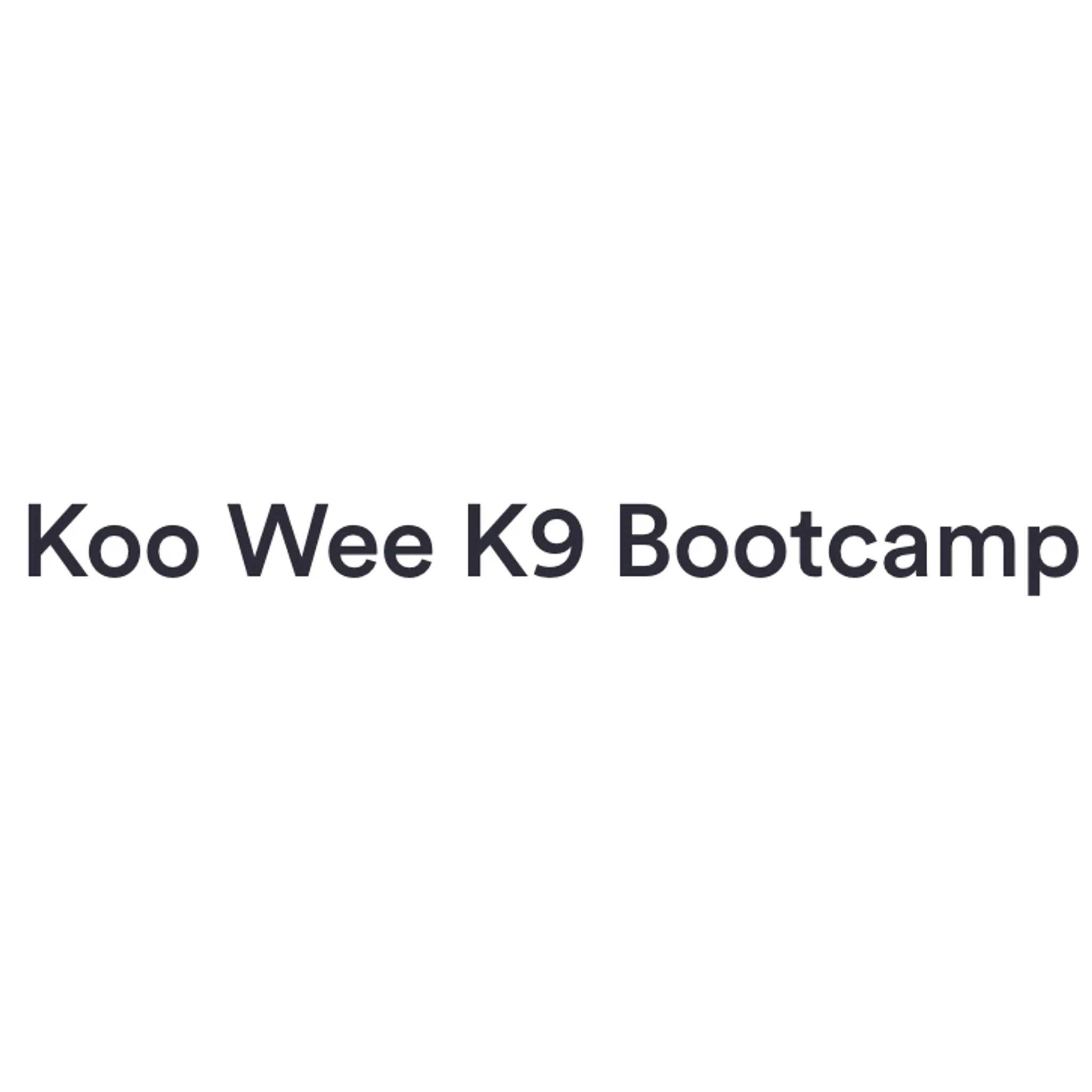 Koo Wee K9 Bootcamp