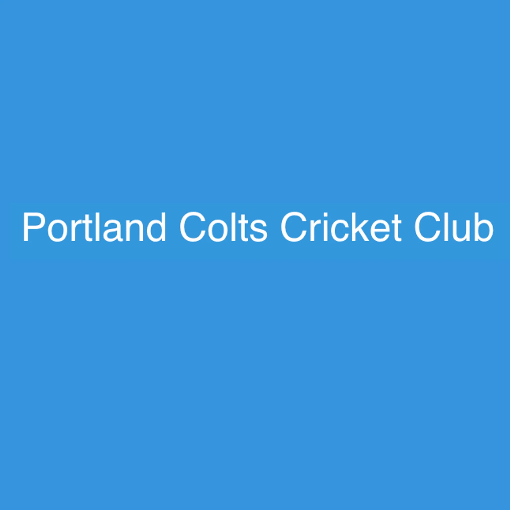 Portland Colts Cricket Club
