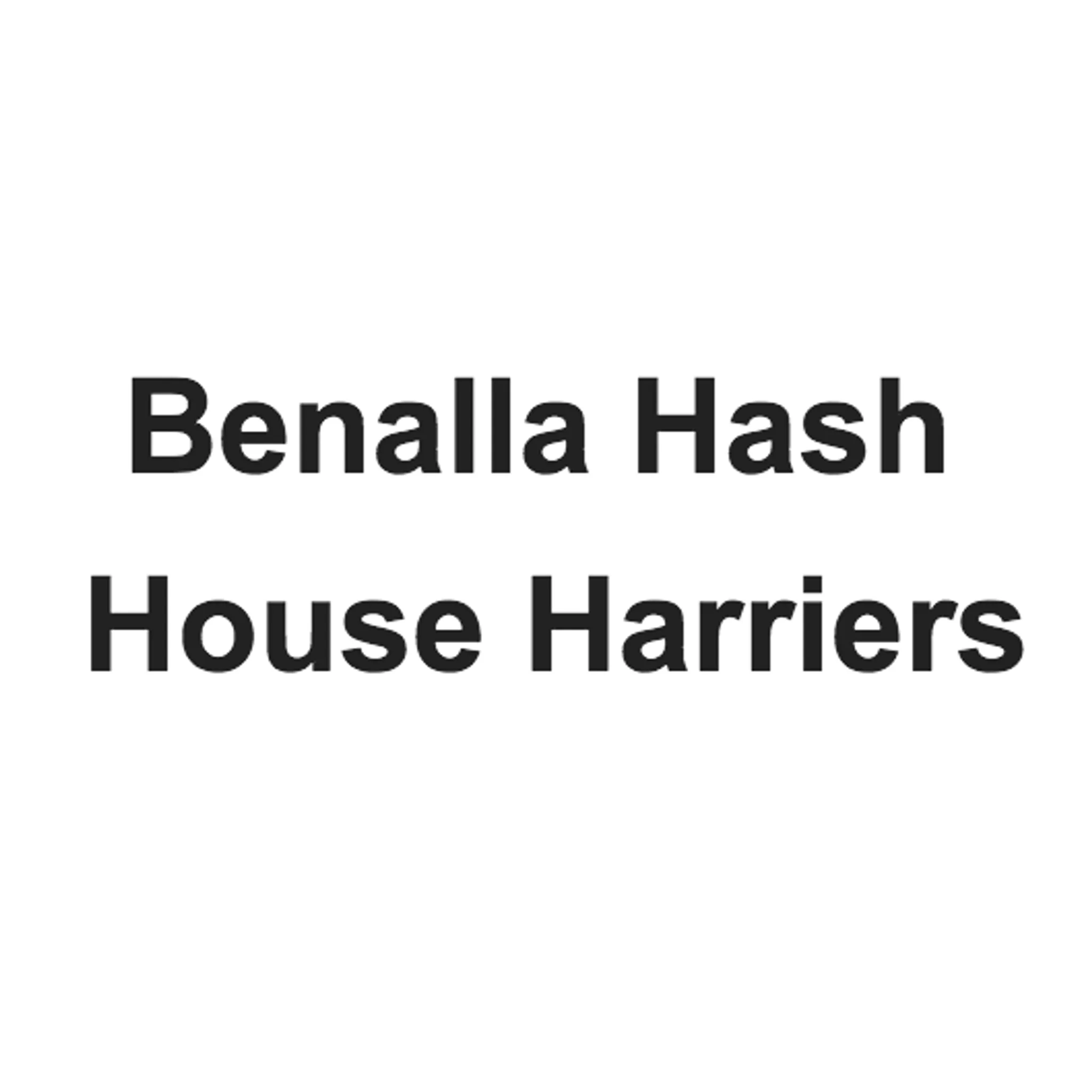 Benalla Hash House Harriers