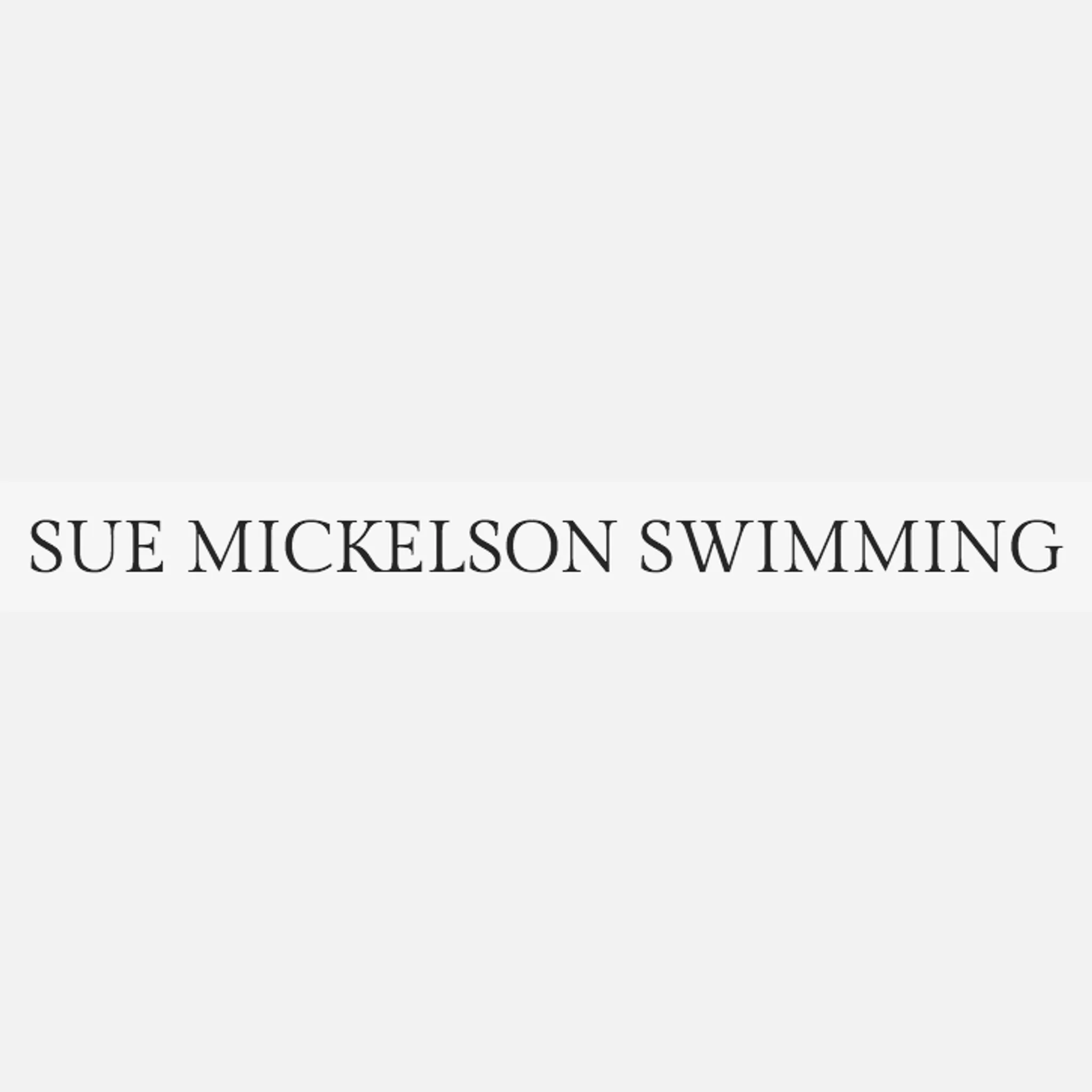 Sue Mickelson Swimming