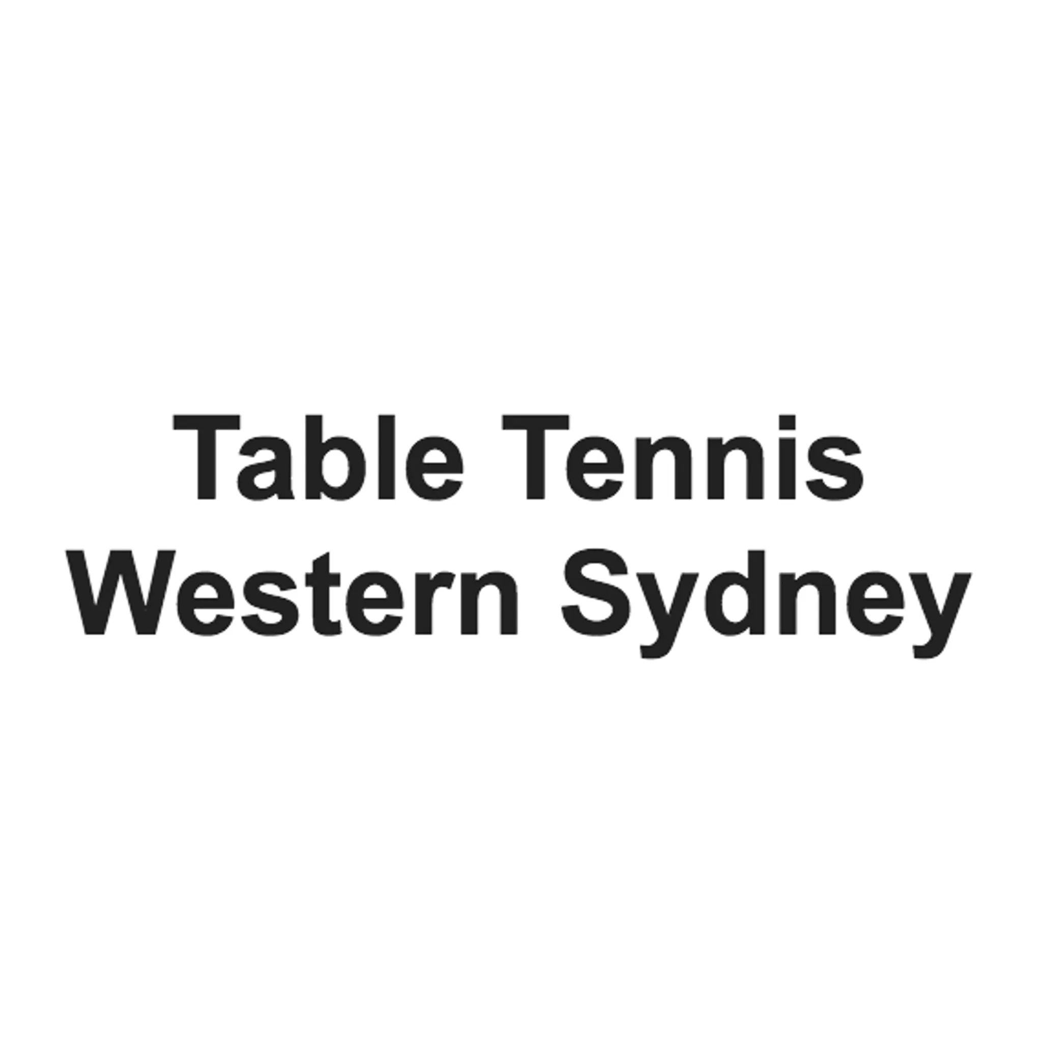 Table Tennis Western Sydney
