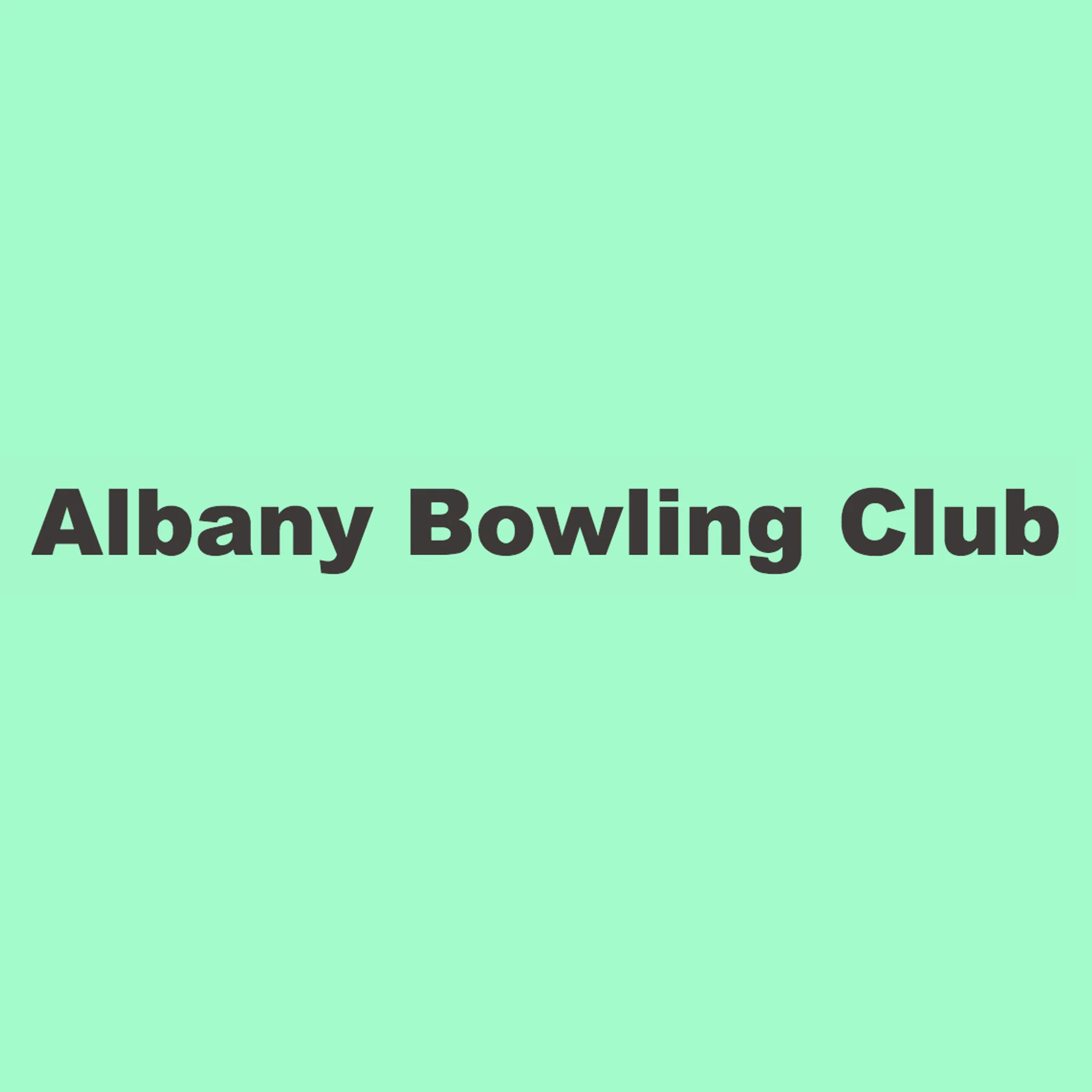 Albany Bowling Club
