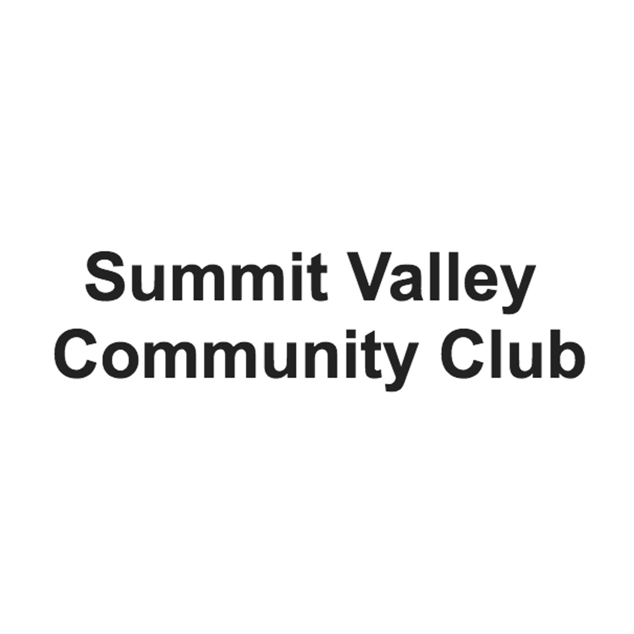 Summit Valley Community Club