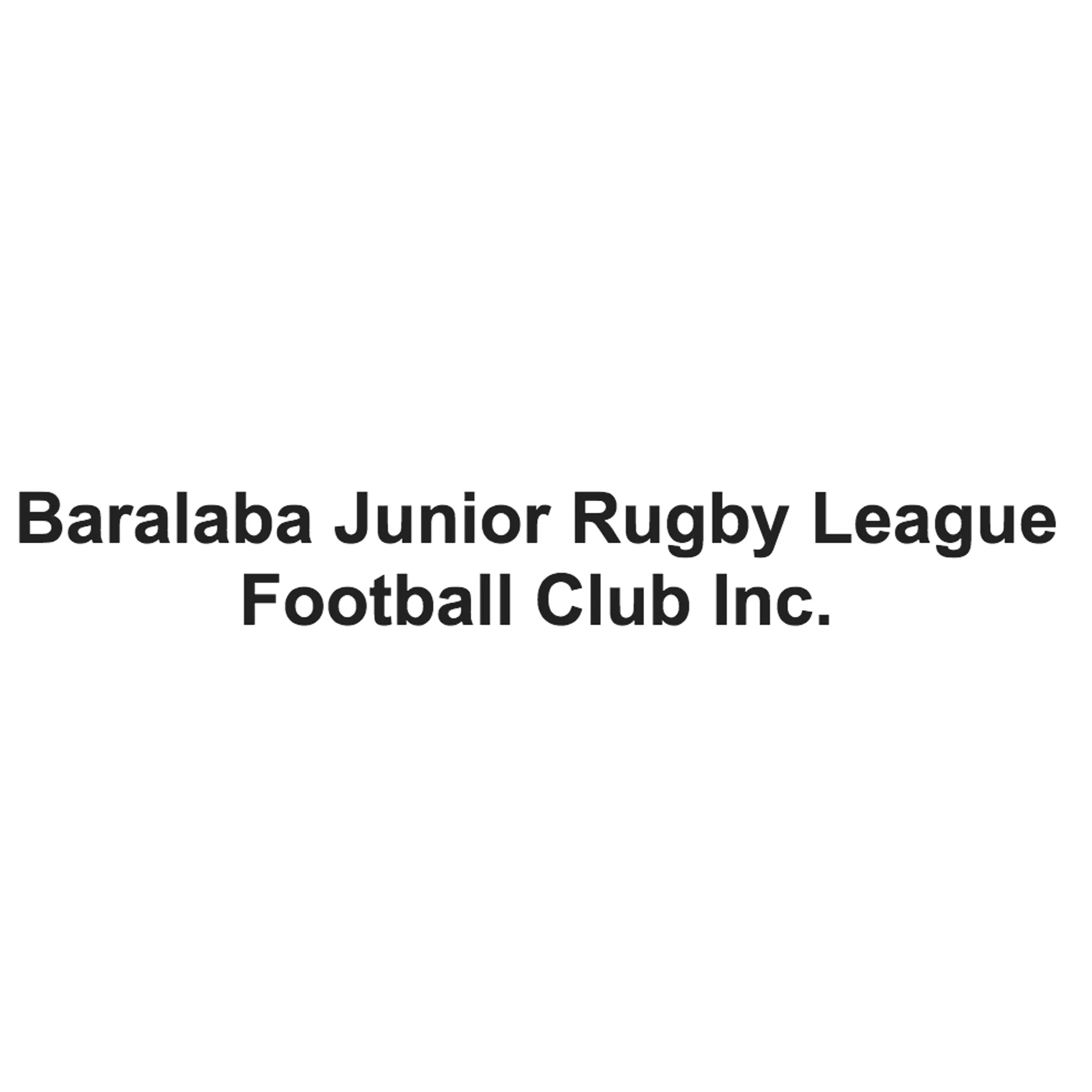 Baralaba Junior Rugby League Football Club Inc.