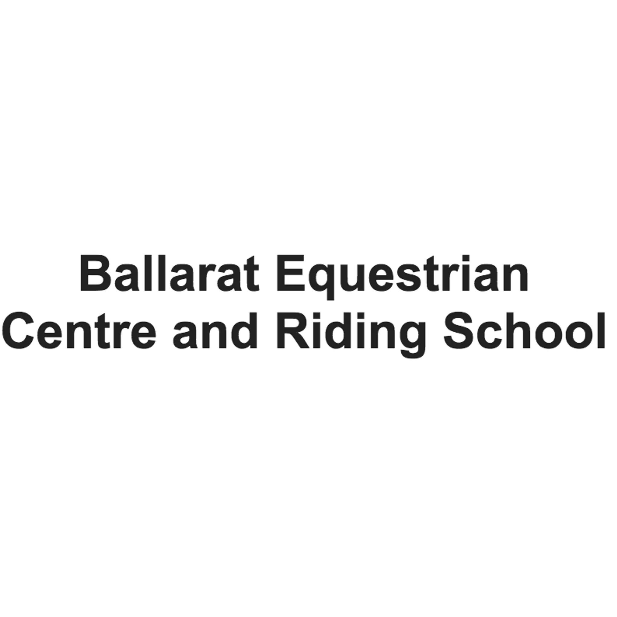 Ballarat Equestrian Centre and Riding School