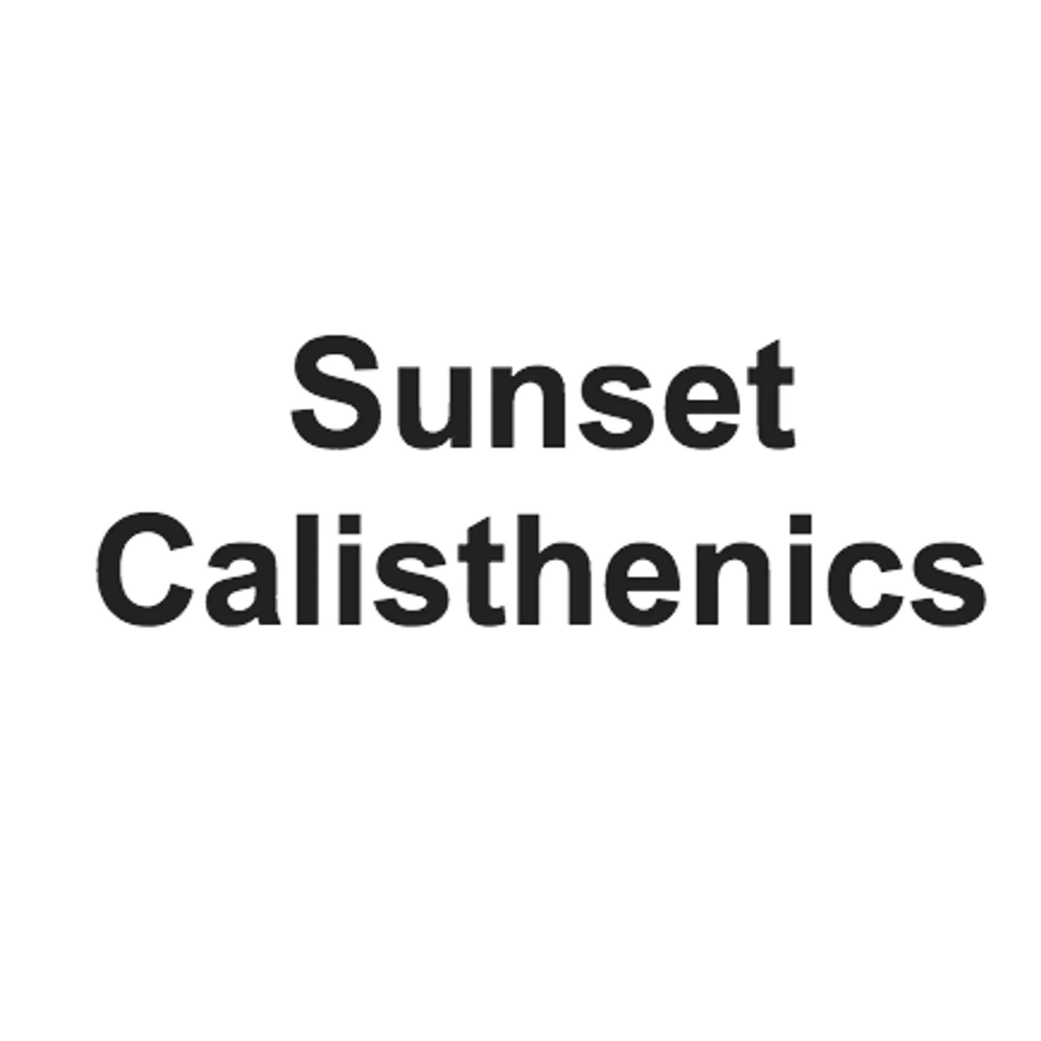 Sunset Calisthenics