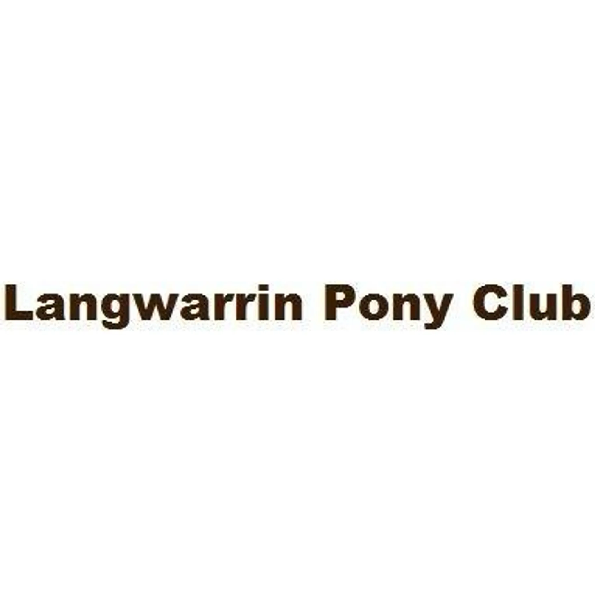 Langwarrin Pony Club