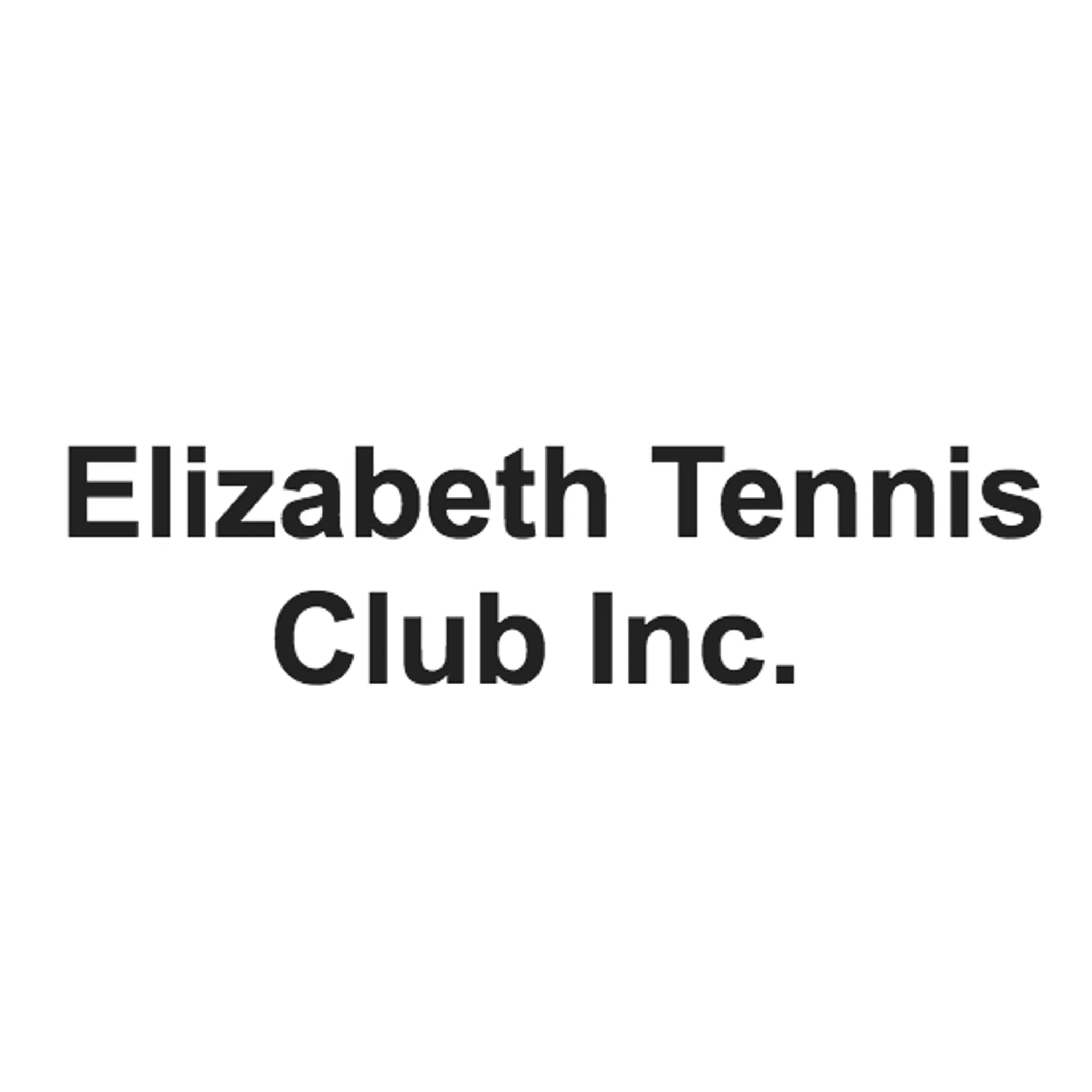 Elizabeth Tennis Club Inc. 