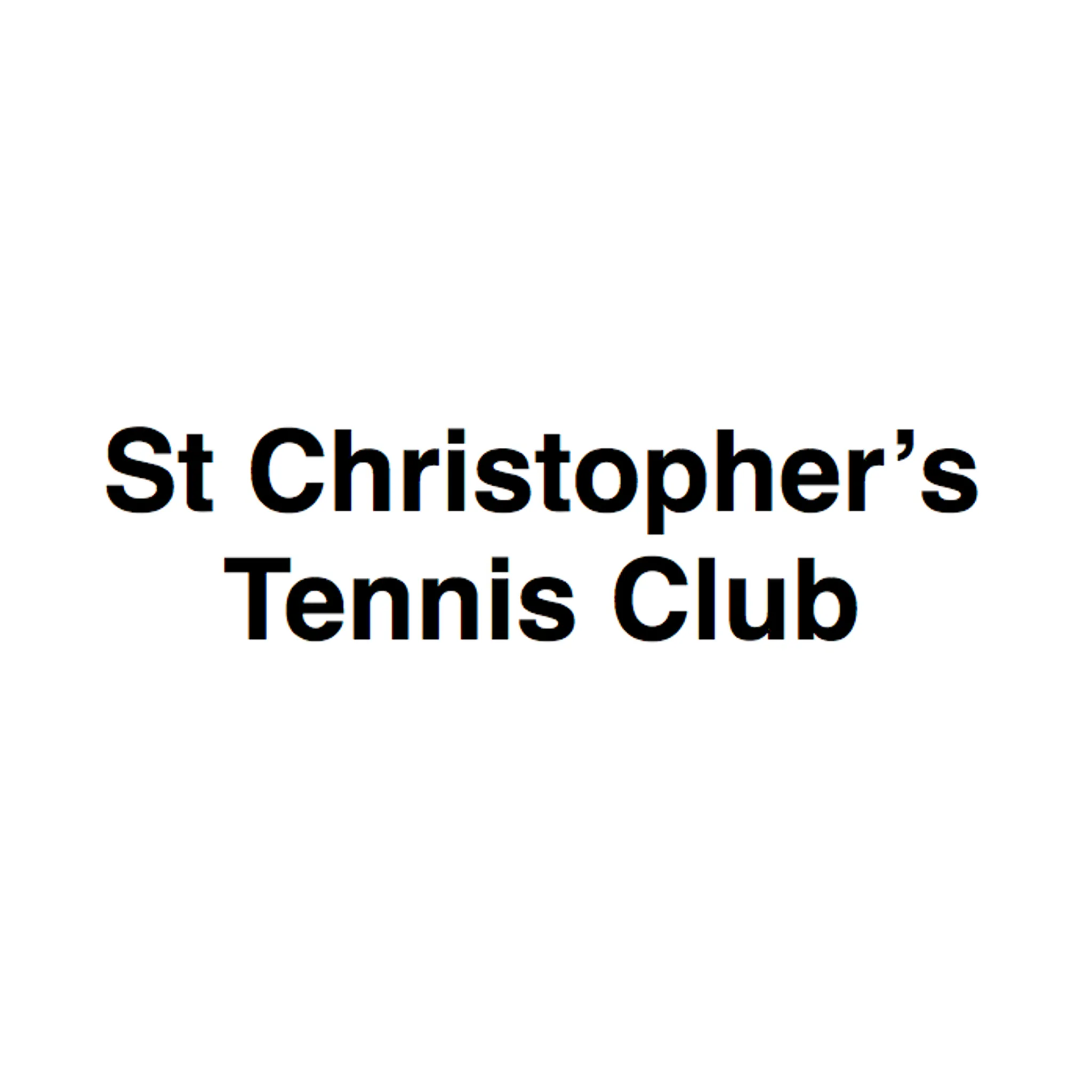 St. Christopher’s Tennis Club