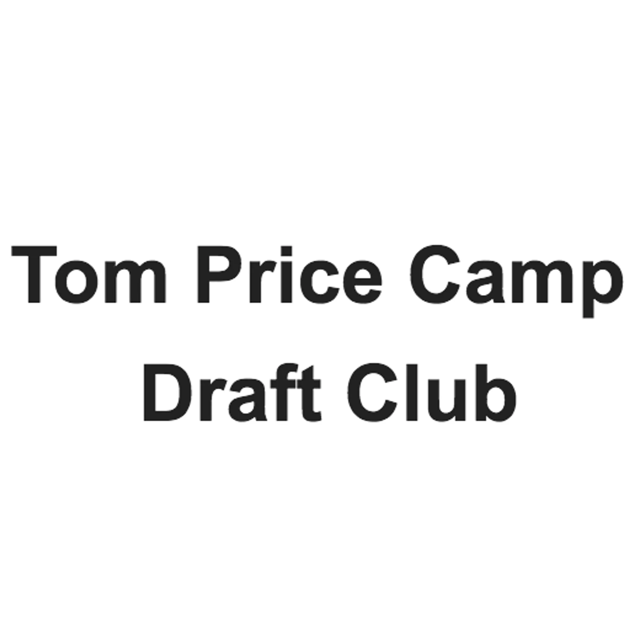 Tom Price Camp Draft Club