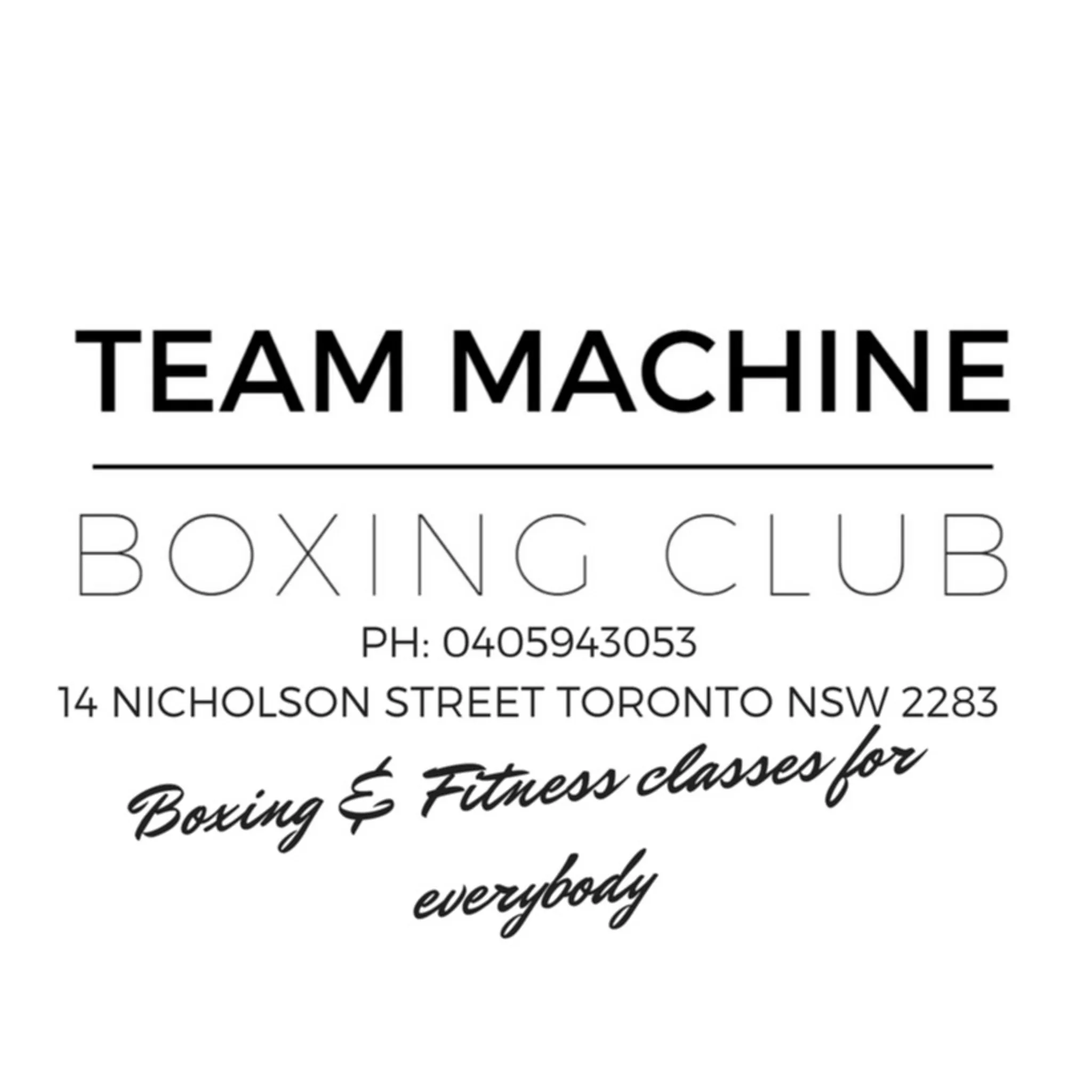 Team Machine Boxing Club