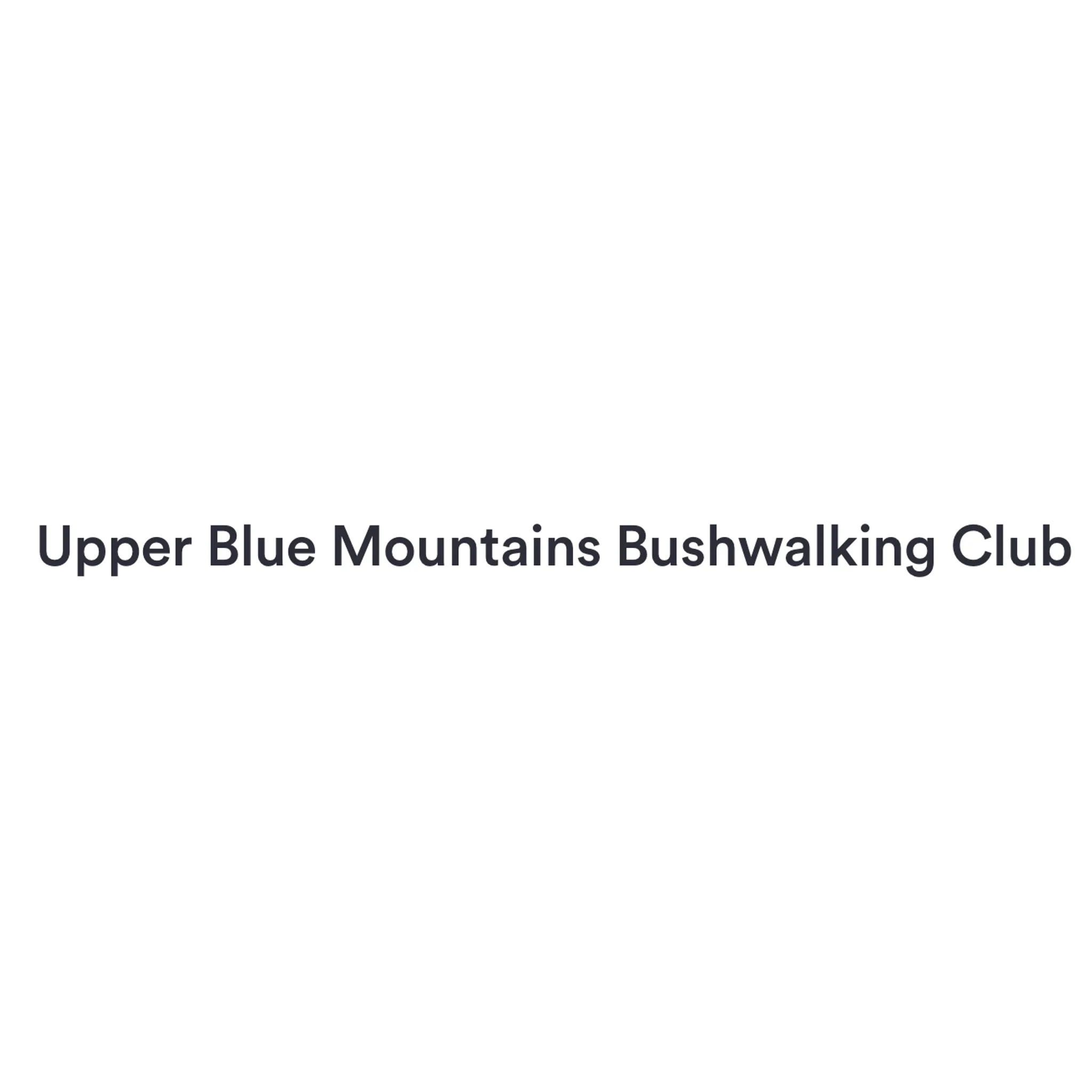 Upper Blue Mountains Bushwalking Club