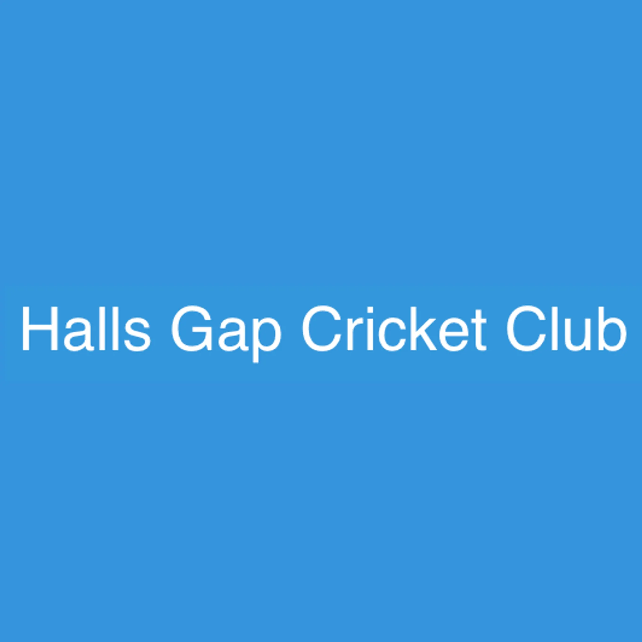 Halls Gap Cricket Club