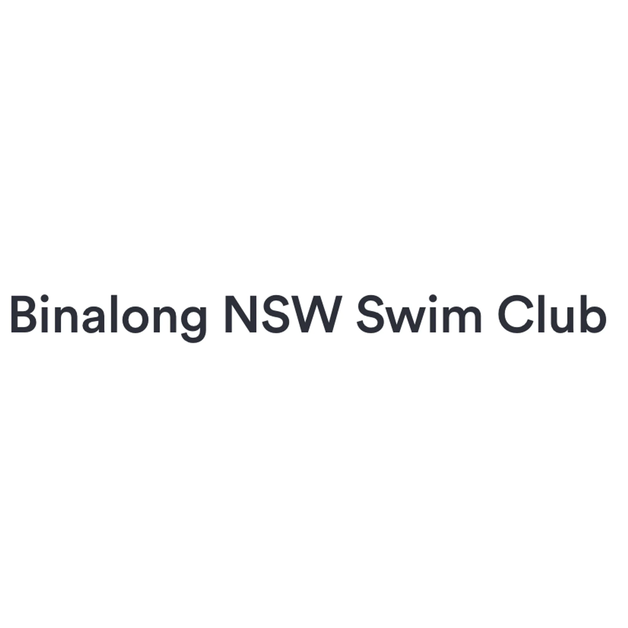 Binalong NSW Swim Club