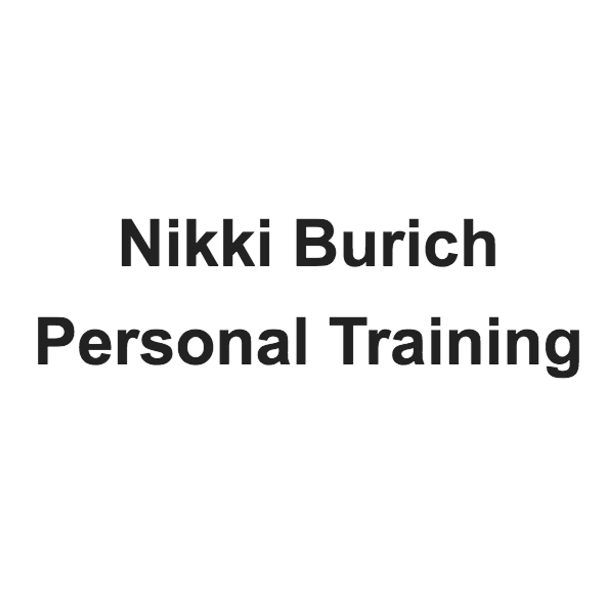 Nikki Burich Personal Training